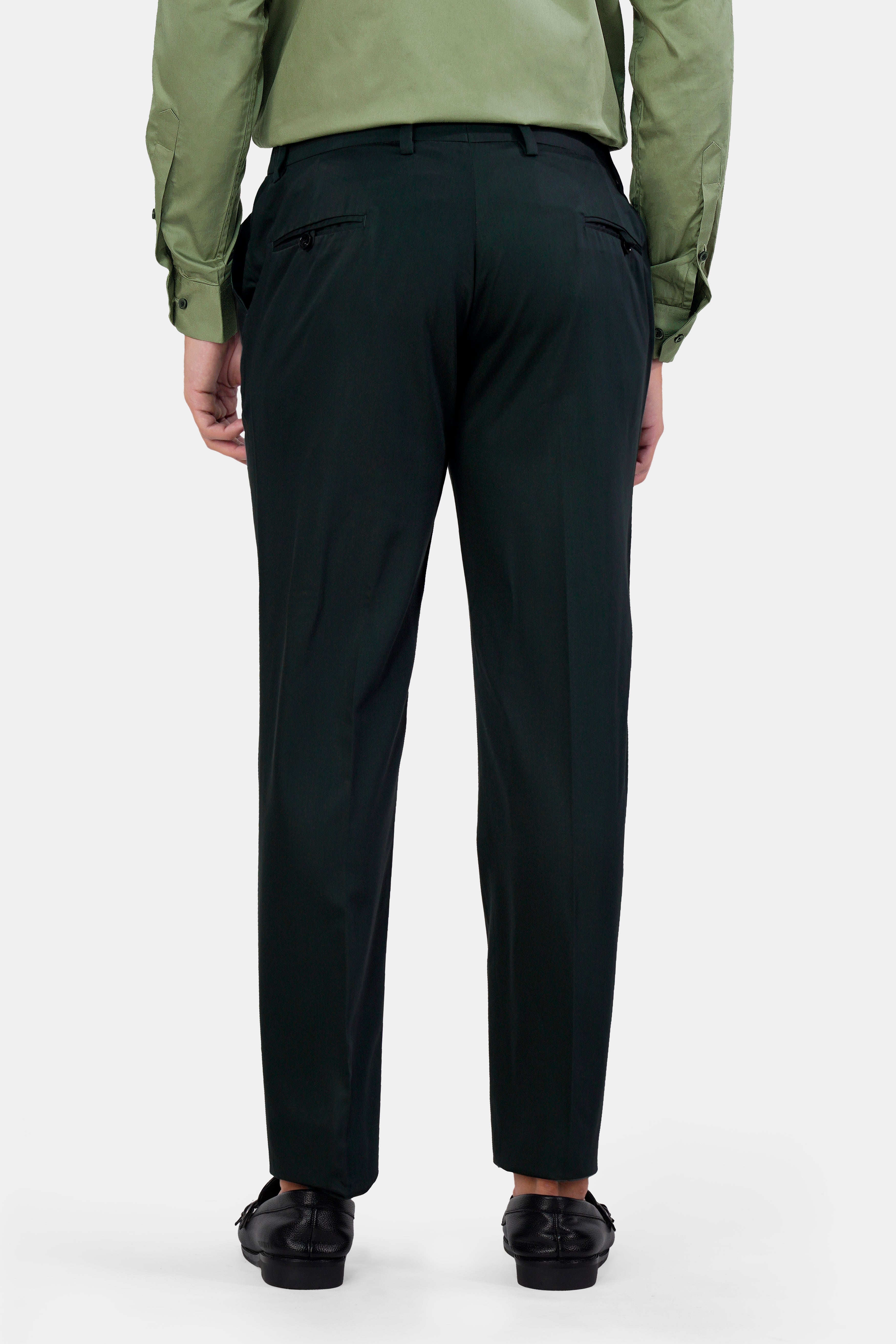 Prussian Green Wool Rich Stretchable Pant T2960-SW-28, T2960-SW-30, T2960-SW-32, T2960-SW-34, T2960-SW-36, T2960-SW-38, T2960-SW-40, T2960-SW-42, T2960-SW-44