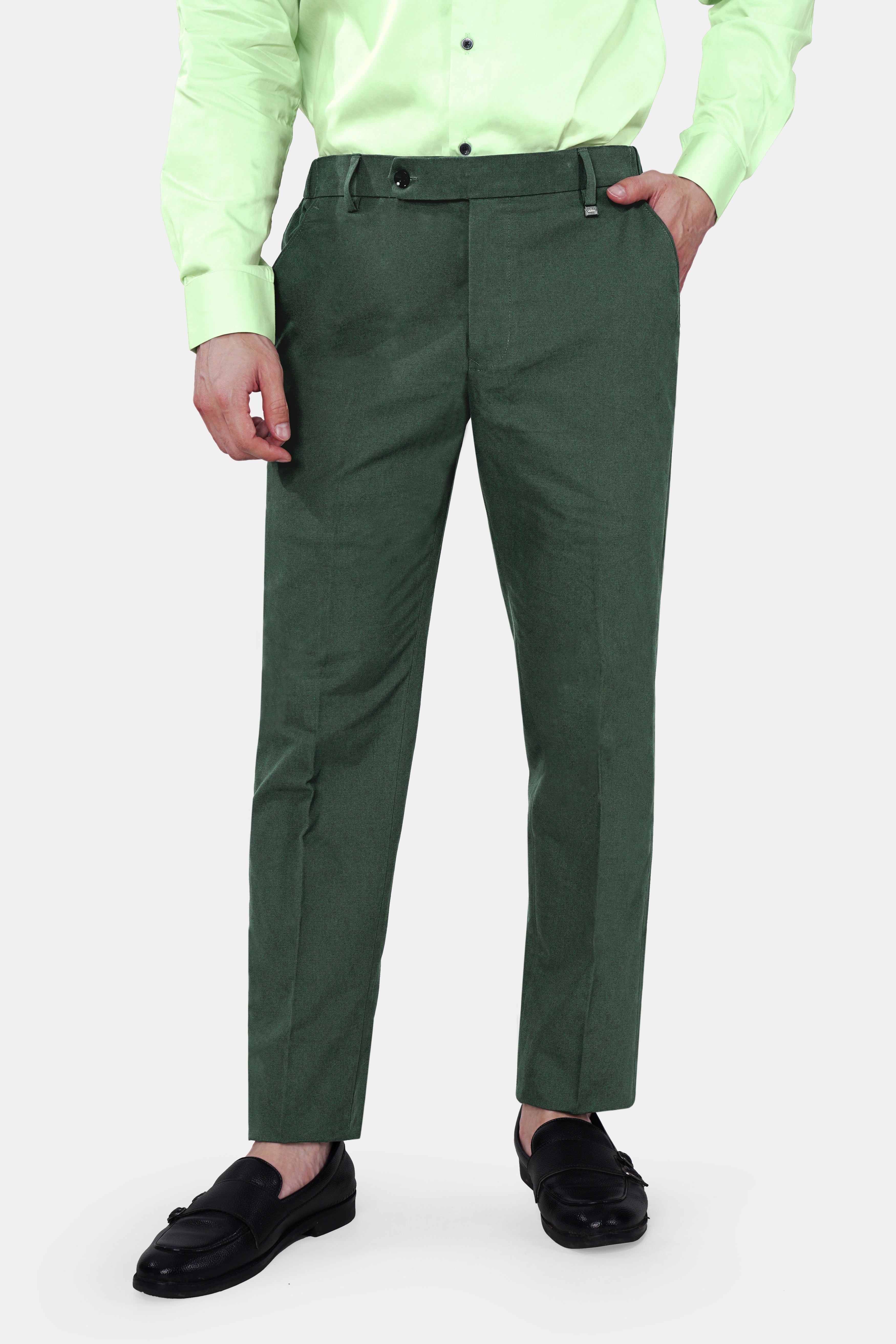 Fern Green Premium Cotton Pant T2970-28, T2970-30, T2970-32, T2970-34, T2970-36, T2970-38, T2970-40, T2970-42, T2970-44