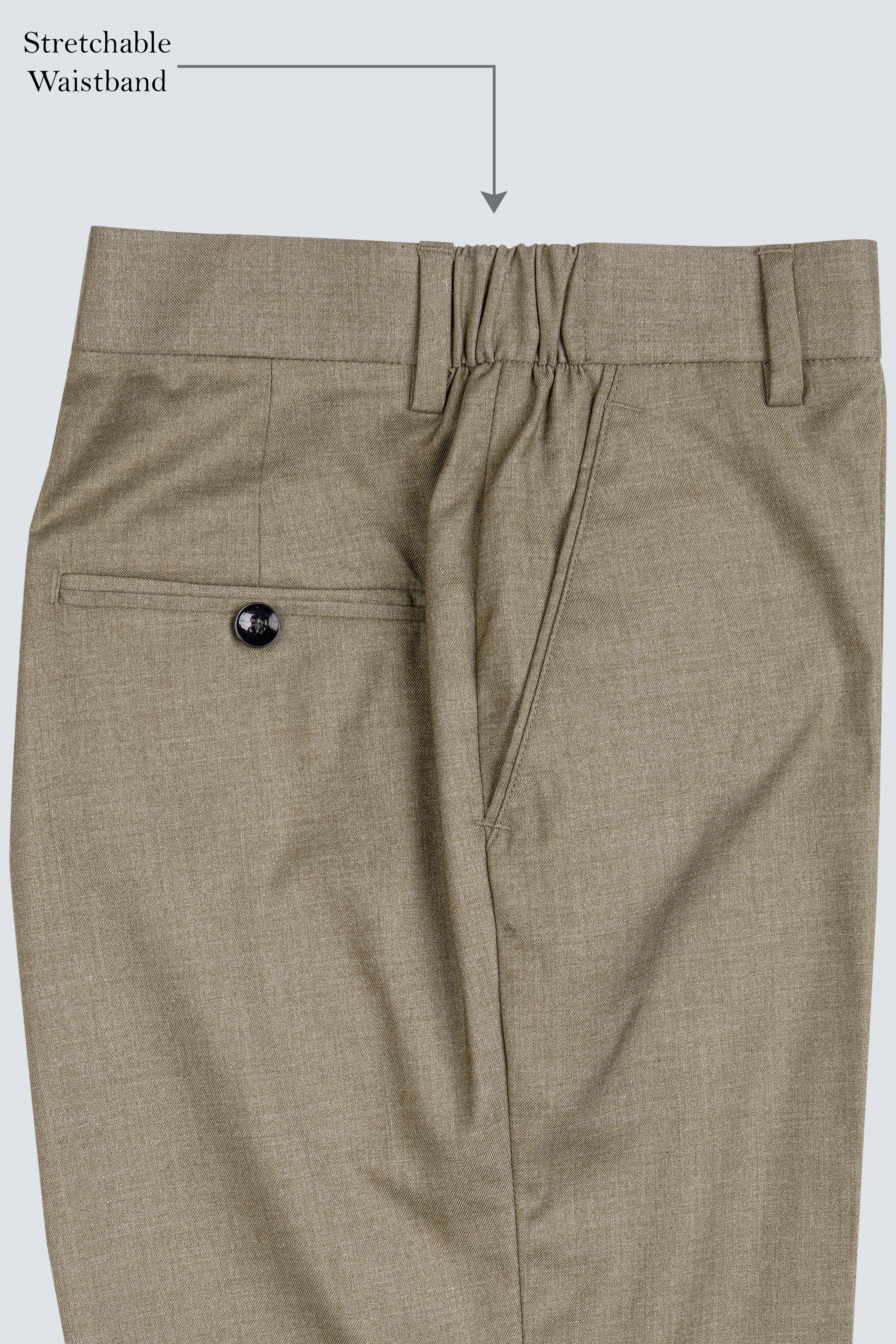 Stonewall Brown Wool Rich Pant T3044-28, T3044-30, T3044-32, T3044-34, T3044-36, T3044-38, T3044-40, T3044-42, T3044-44