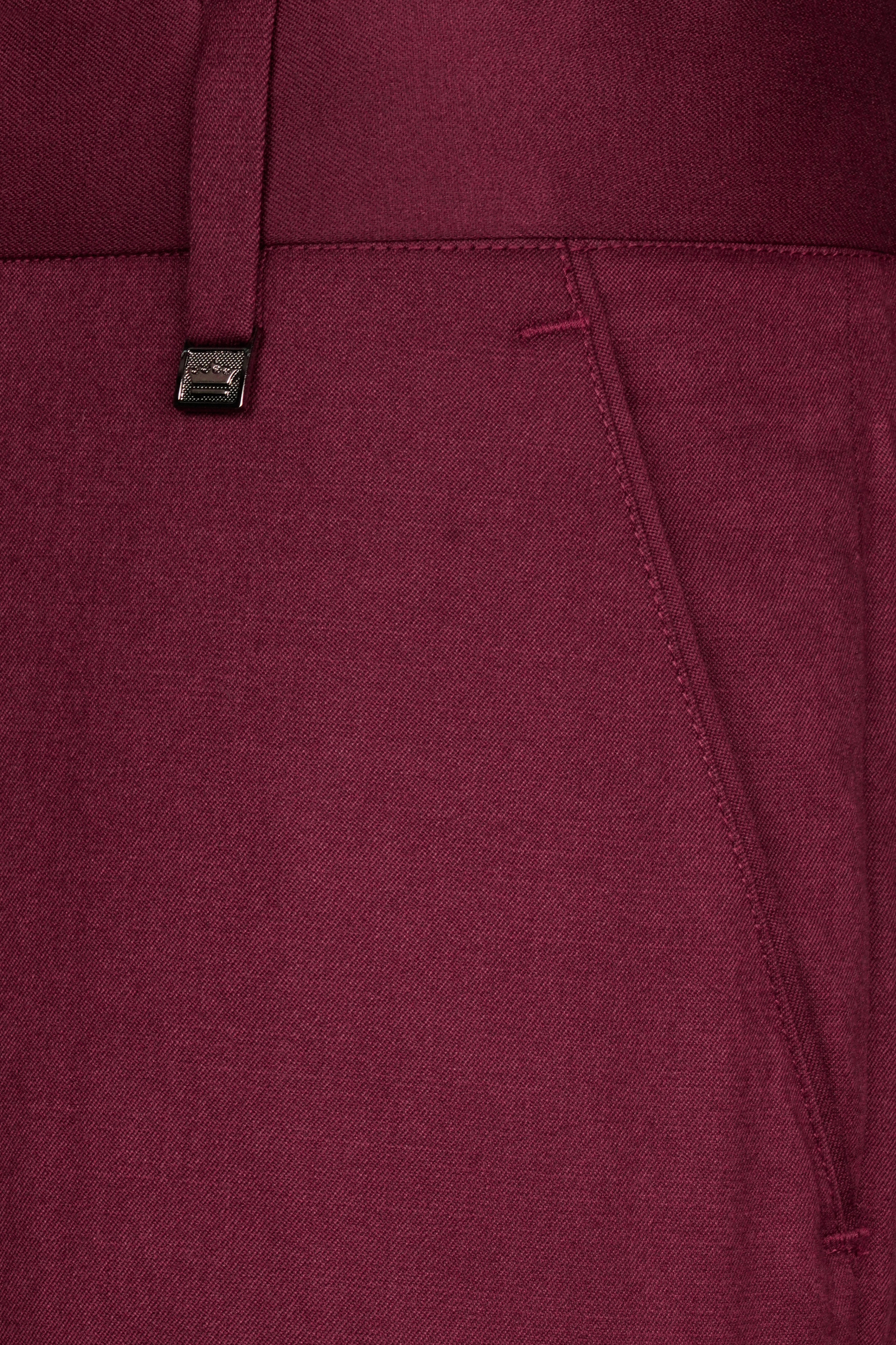 Bordeaux Maroon Wool Rich Pant T3050-28, T3050-30, T3050-32, T3050-34, T3050-36, T3050-38, T3050-40, T3050-42, T3050-44