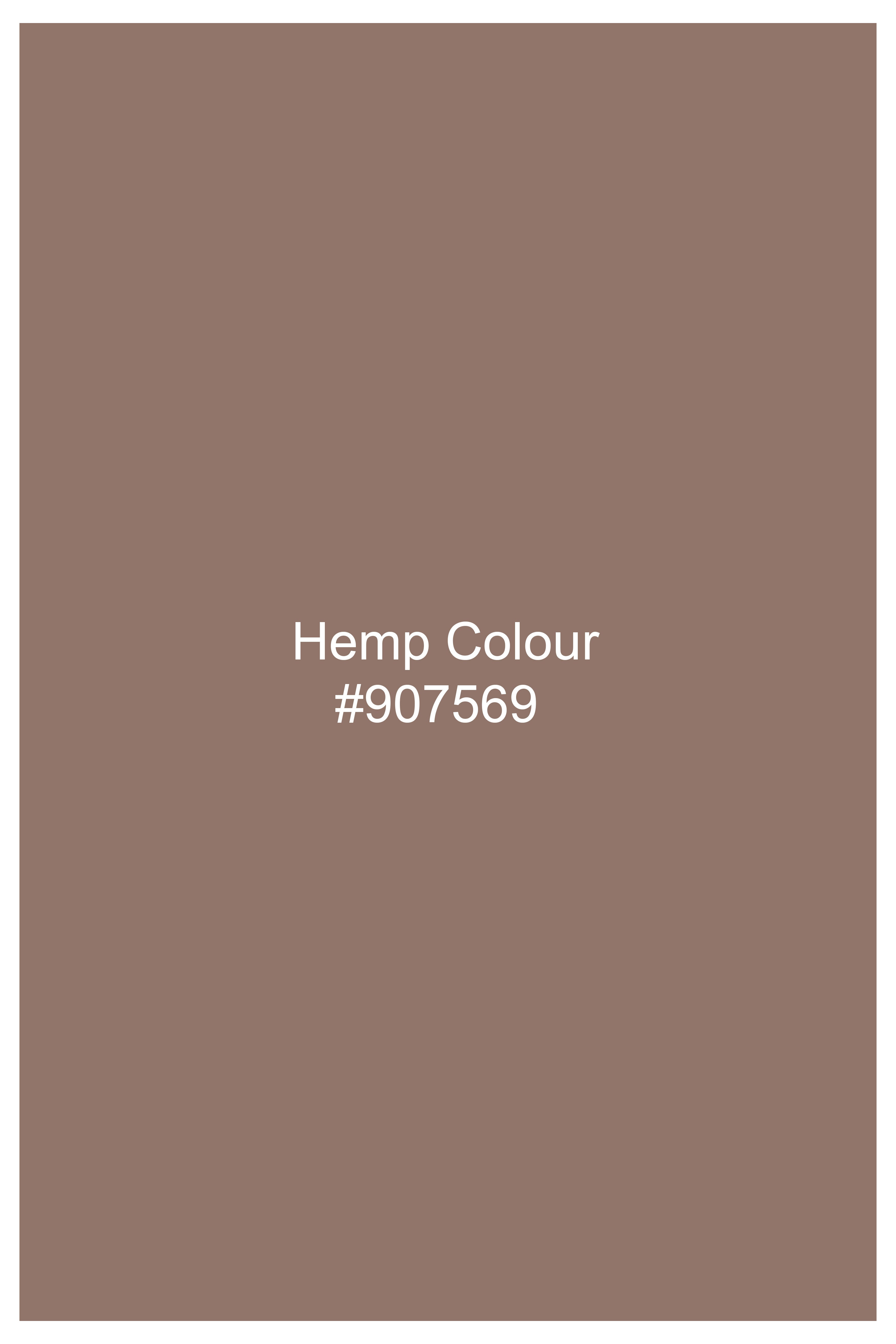 Hemp Brown Wool Rich Pant T3058-28, T3058-30, T3058-32, T3058-34, T3058-36, T3058-38, T3058-40, T3058-42, T3058-44