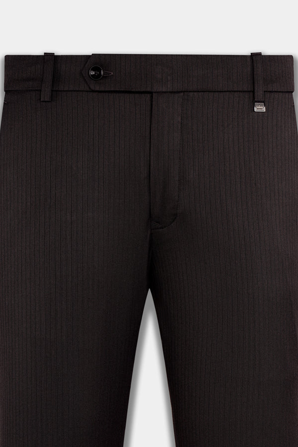 Iridium Gray Wool Rich Pant