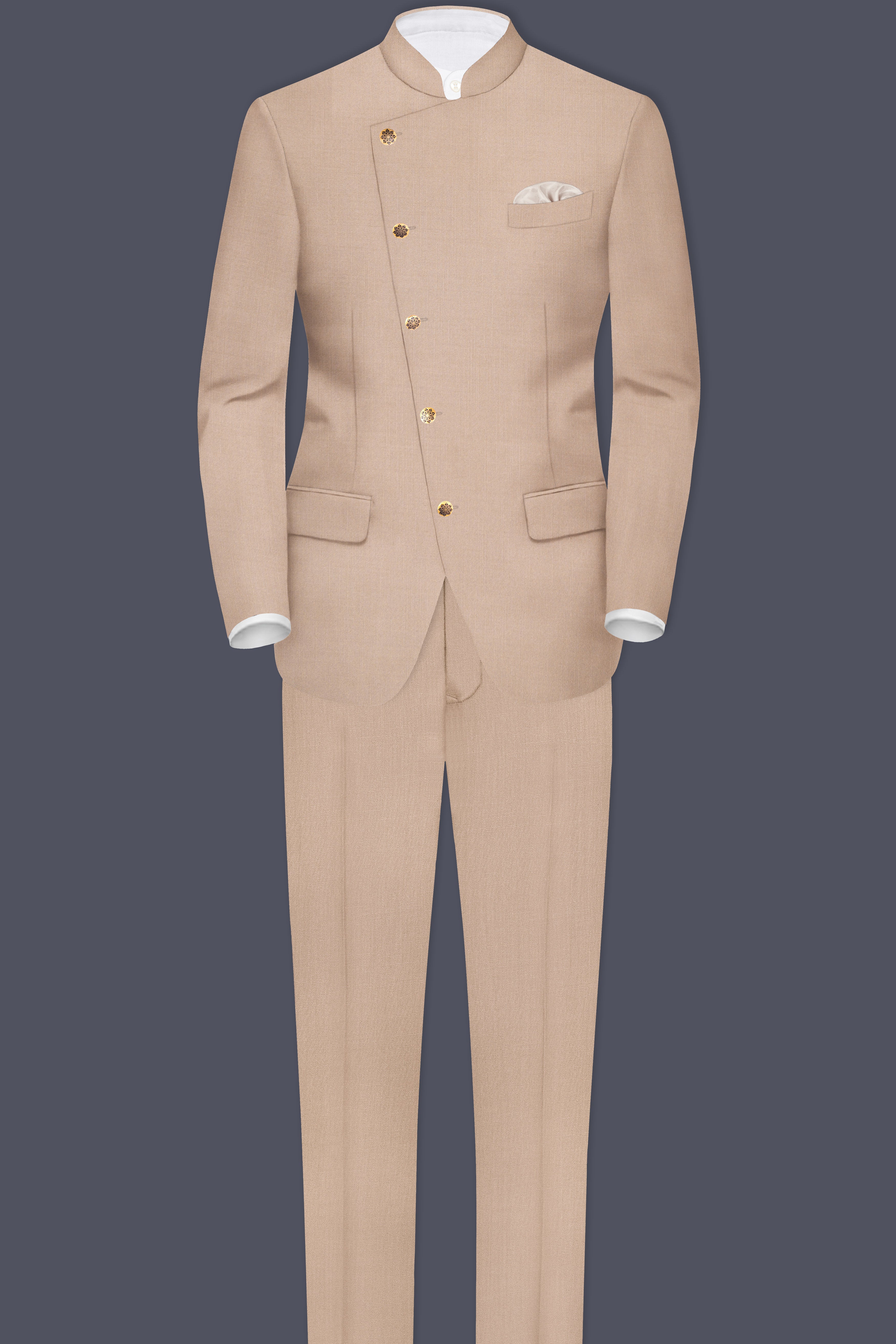 Hazelnut Subtle Sheen Formal Pant