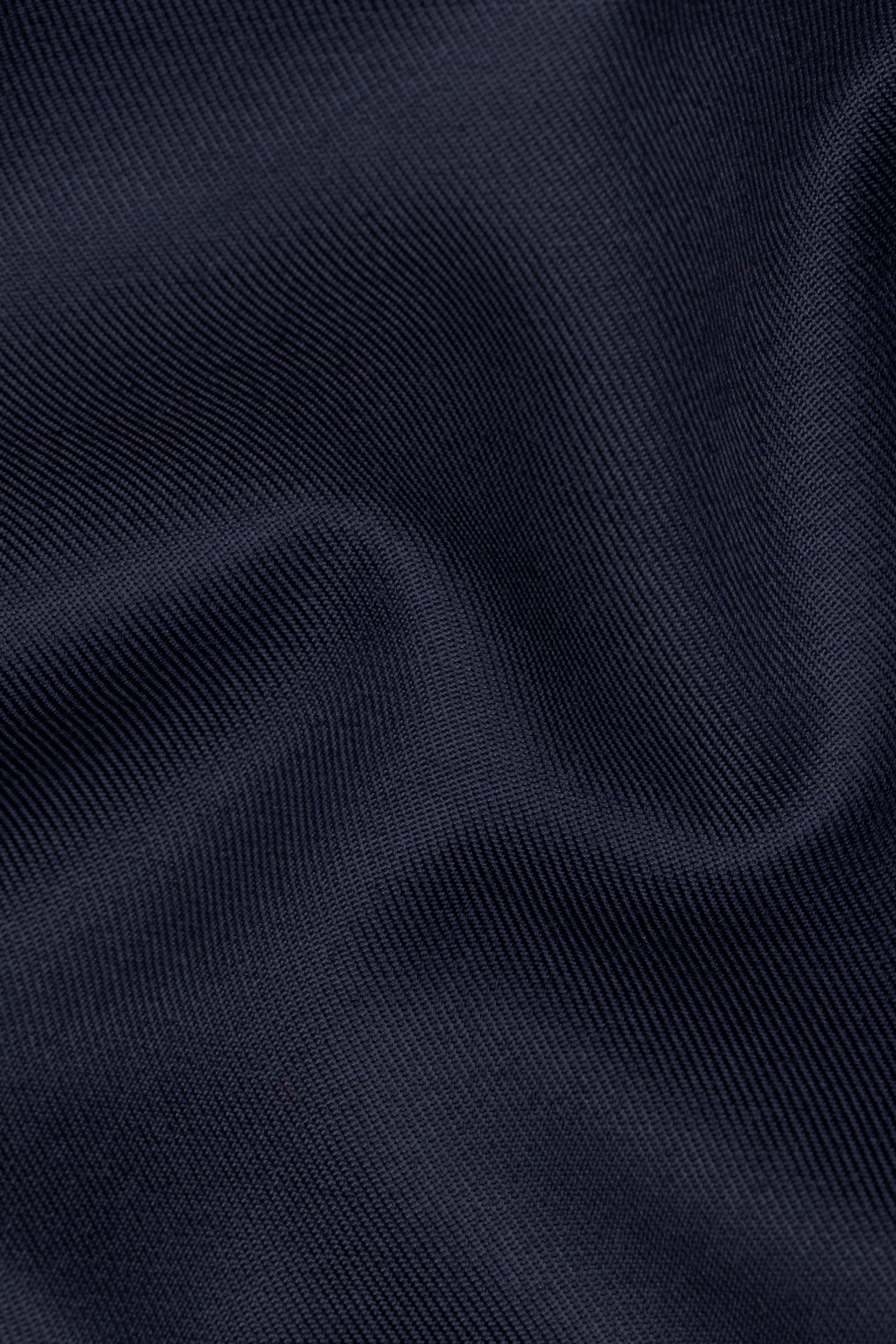 Vulcan Blue Solid Wool Blend Pant