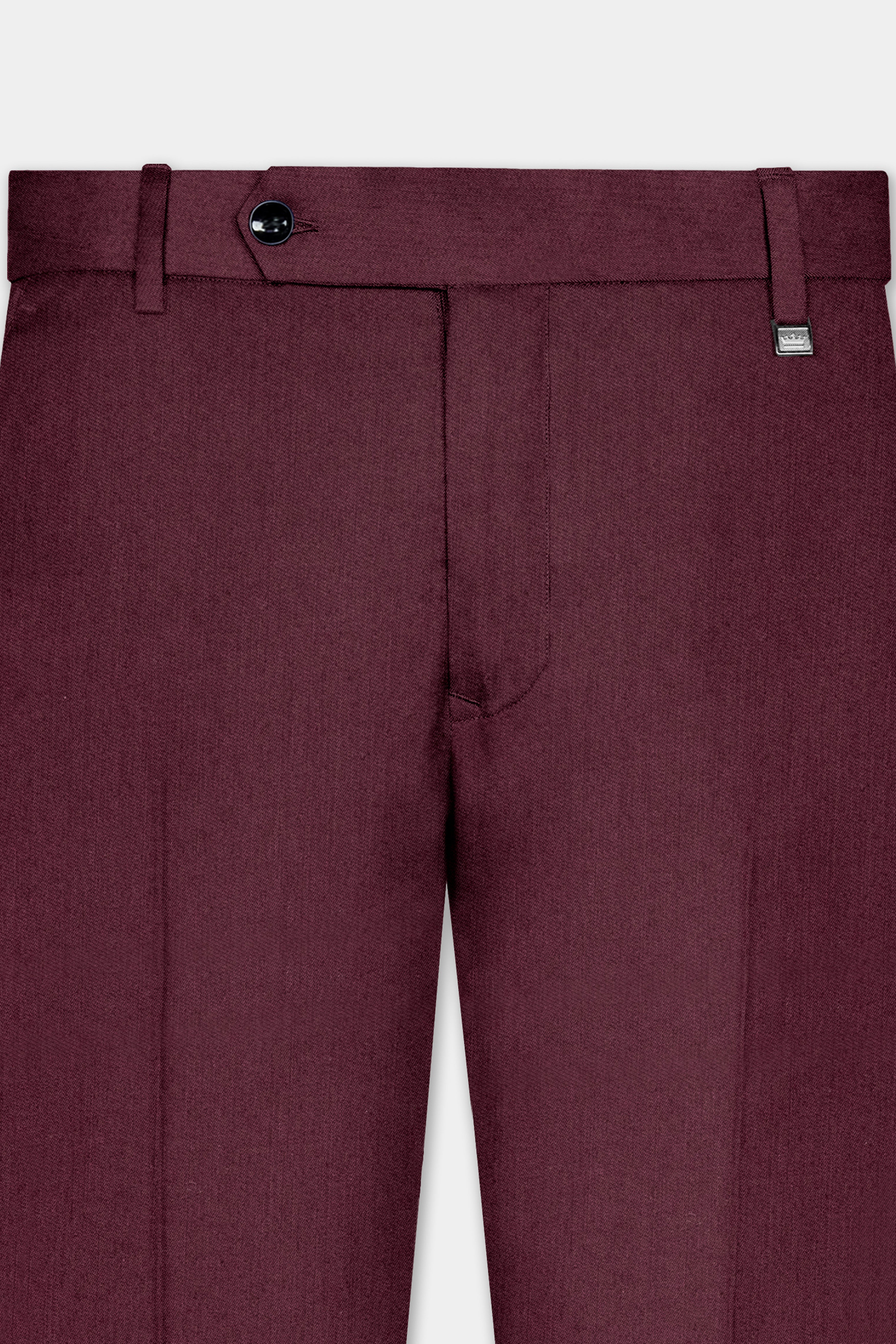Tamarind Maroon Wool Blend Pant