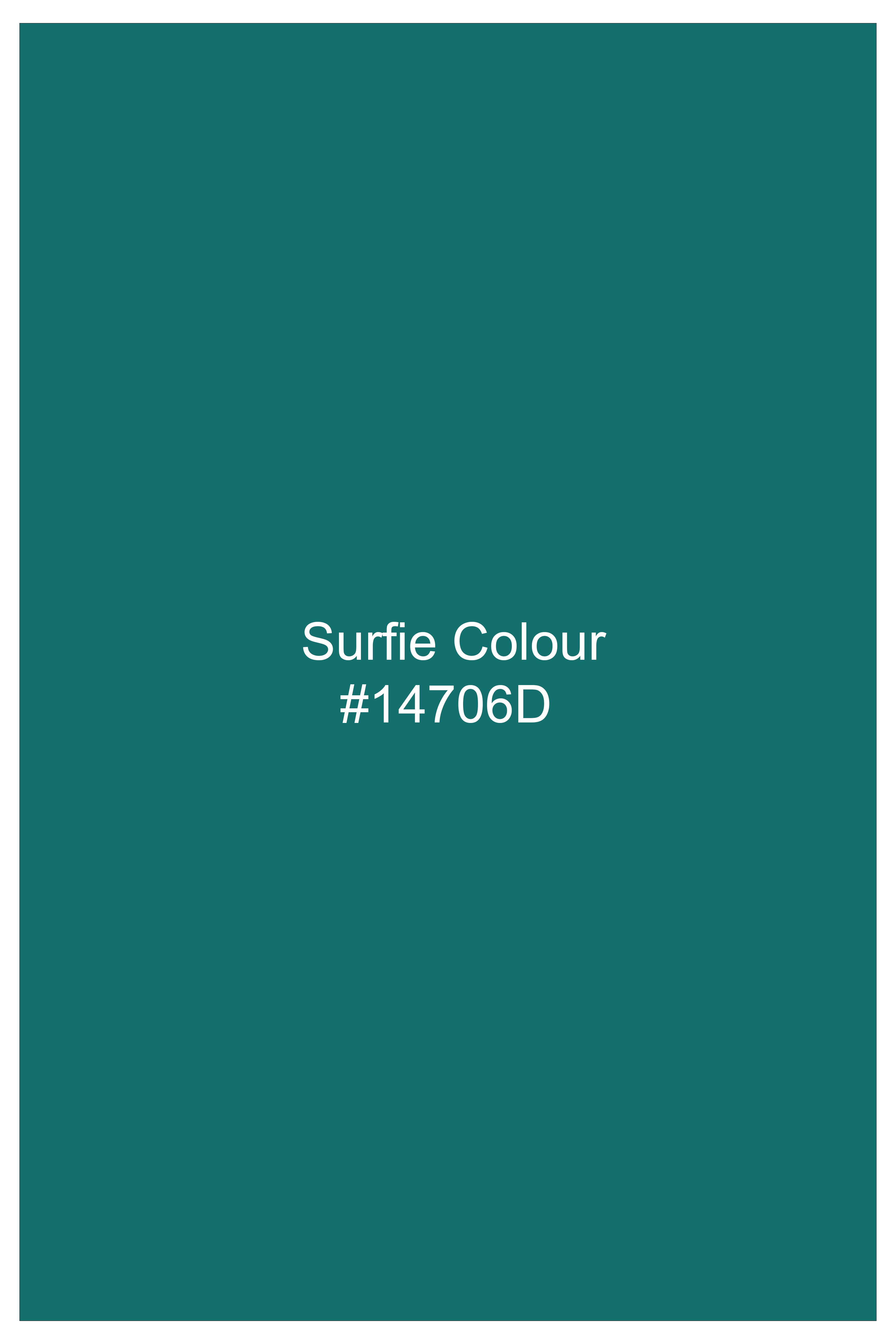 Verdant Classic-Surfie Green Solid Wool Rich Slight Stretch Waistband Pant