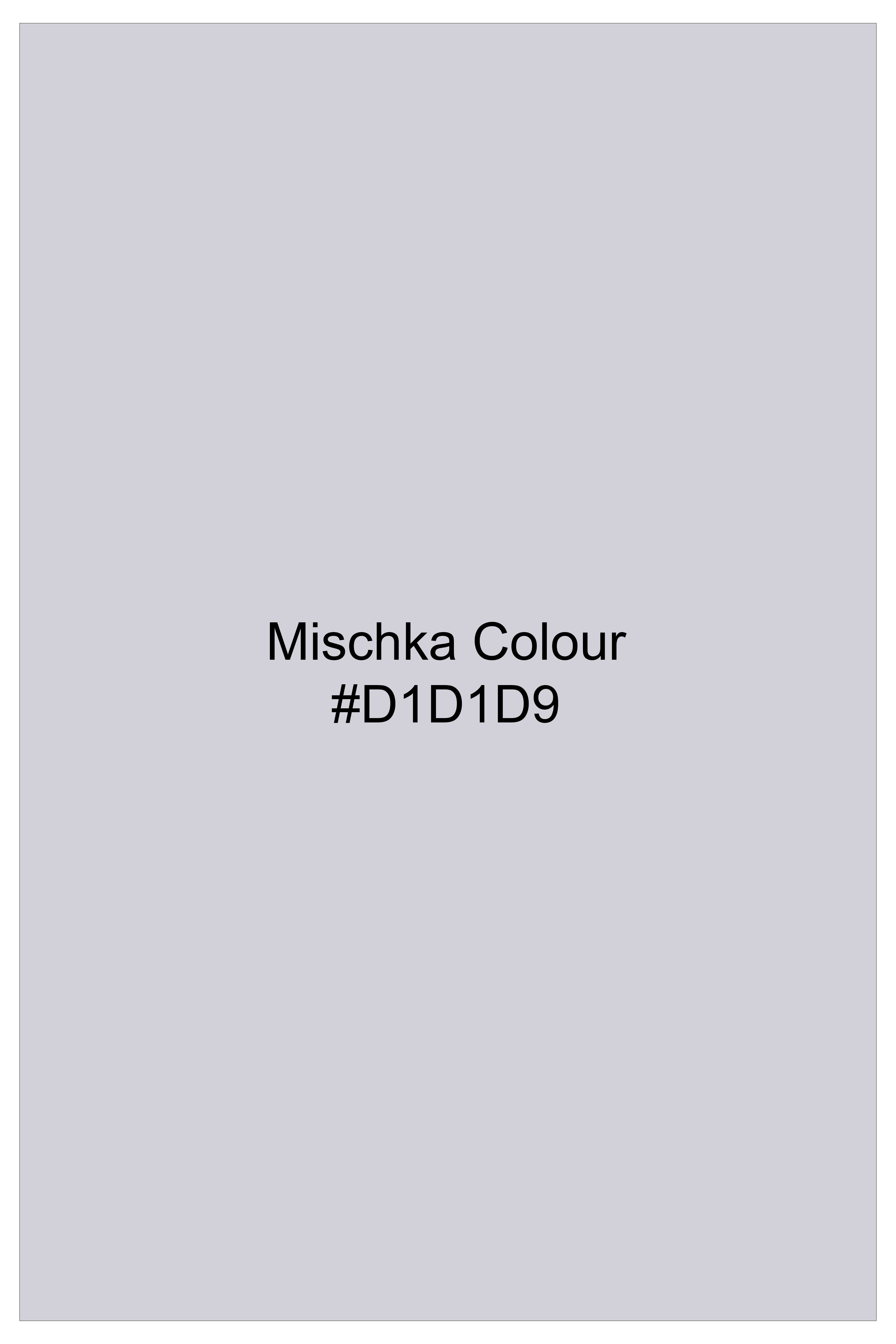 Cinder-Mischka Gray Solid Wool Rich Stretchable traveler Pant
