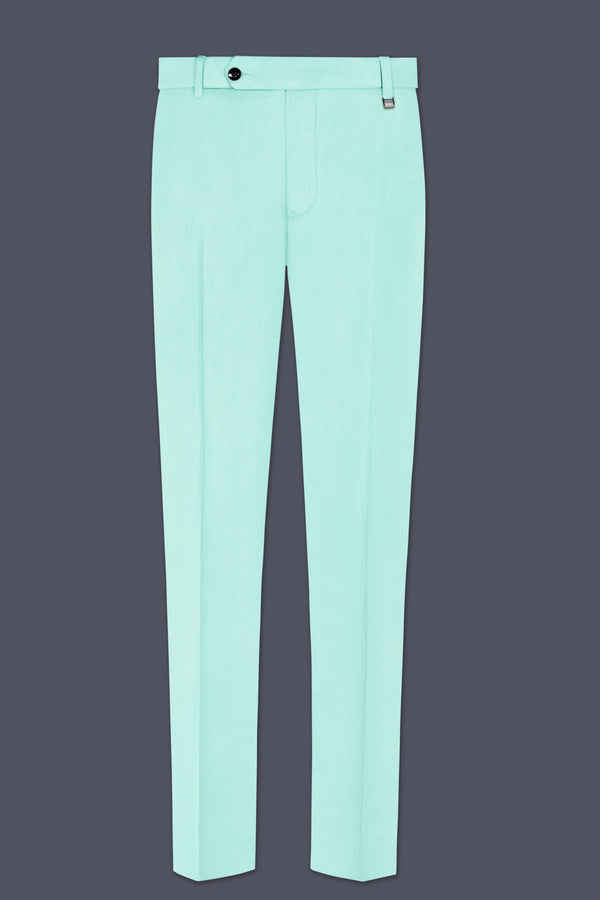 Verdalis-Cruise Green Velvet Stretchable Waistband Pant
