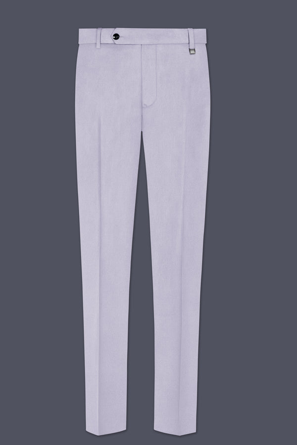 Argivell-French Gray Velvet Stretchable Waistband Pant