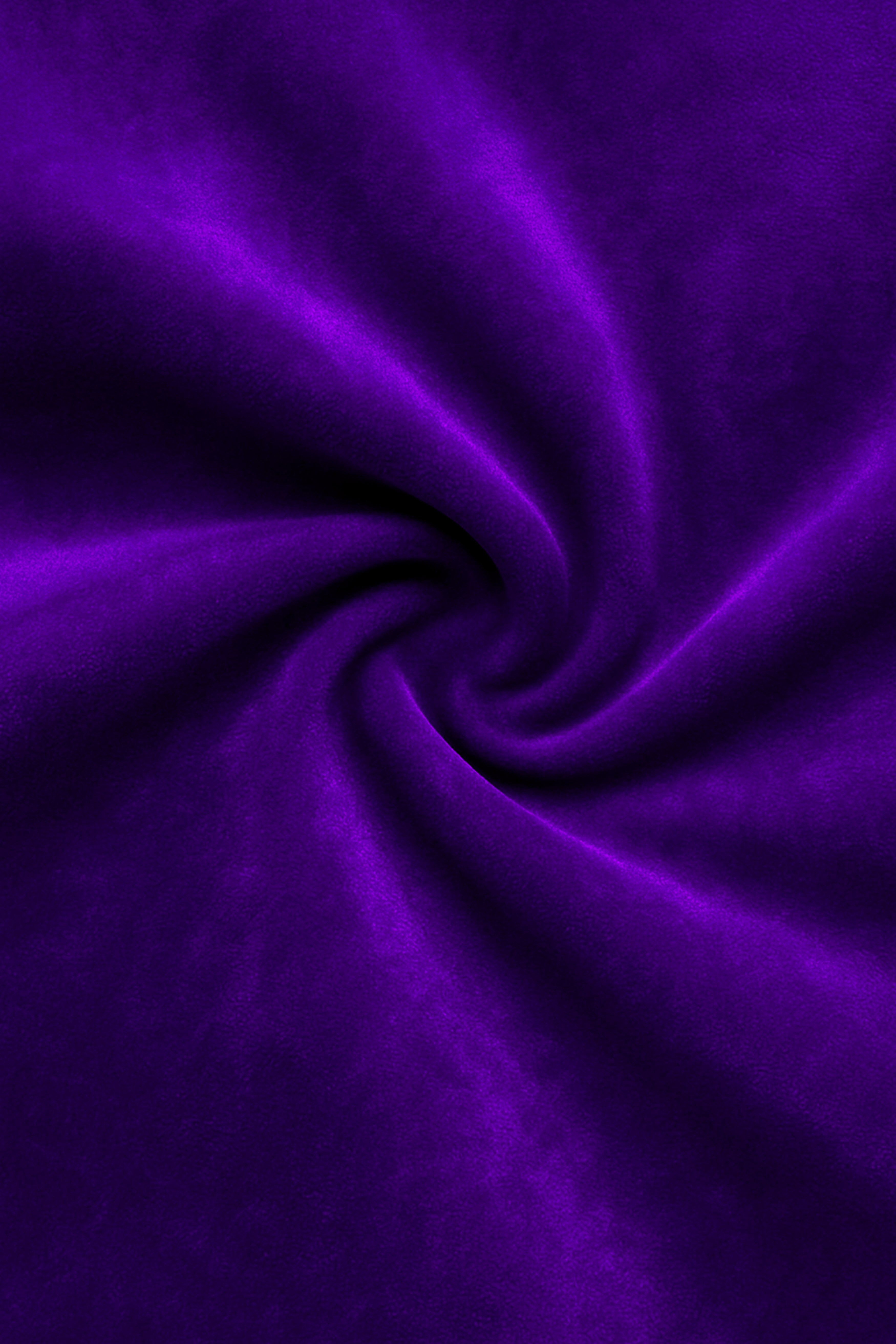 Purvion-Christalle Purple Velvet Stretchable Waistband Pant