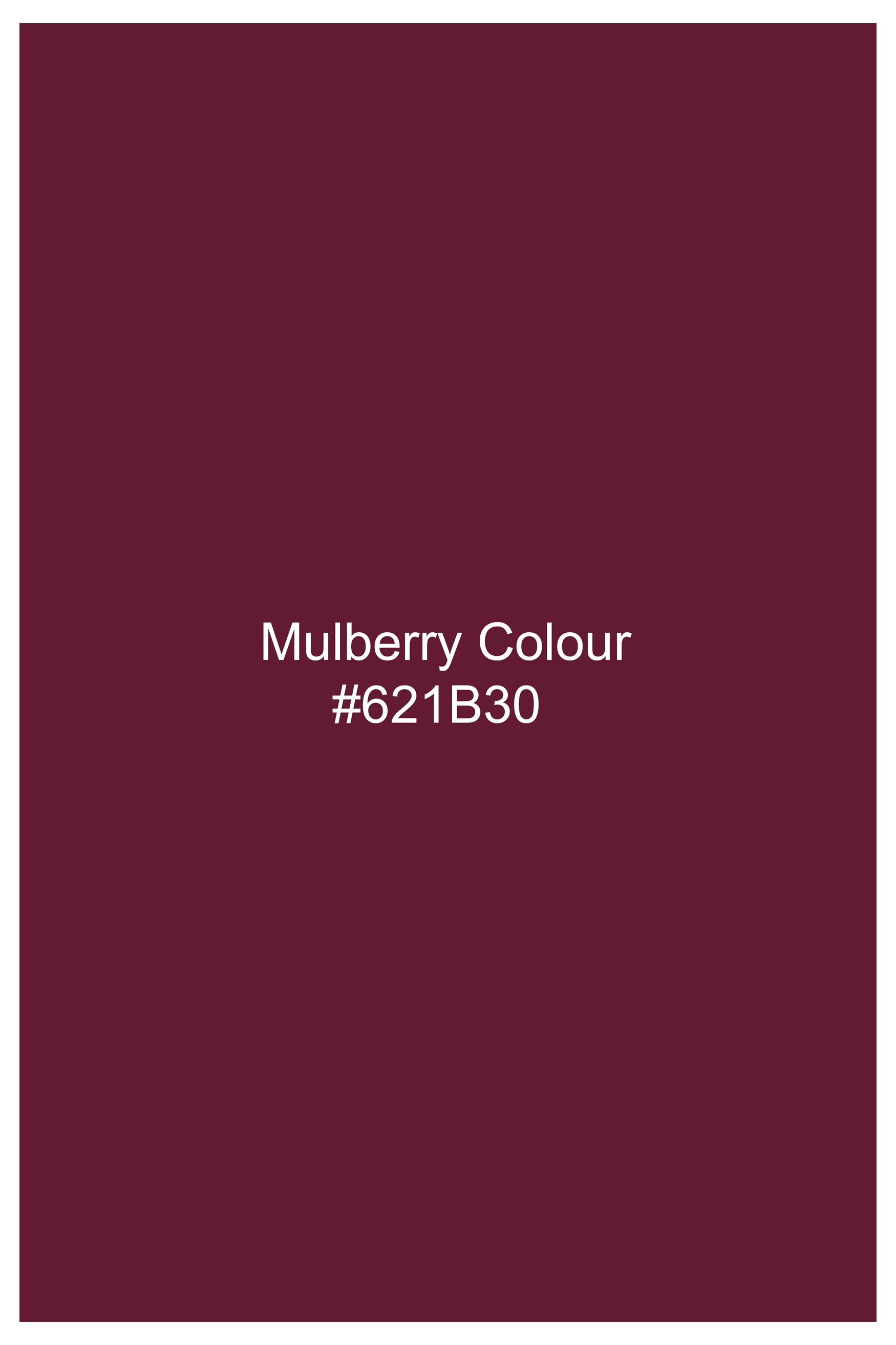Rosencia-Mulberry Maroon Viscose Ditsy Embroidered With Tikki Work Designer Stretchable Waistband Pant