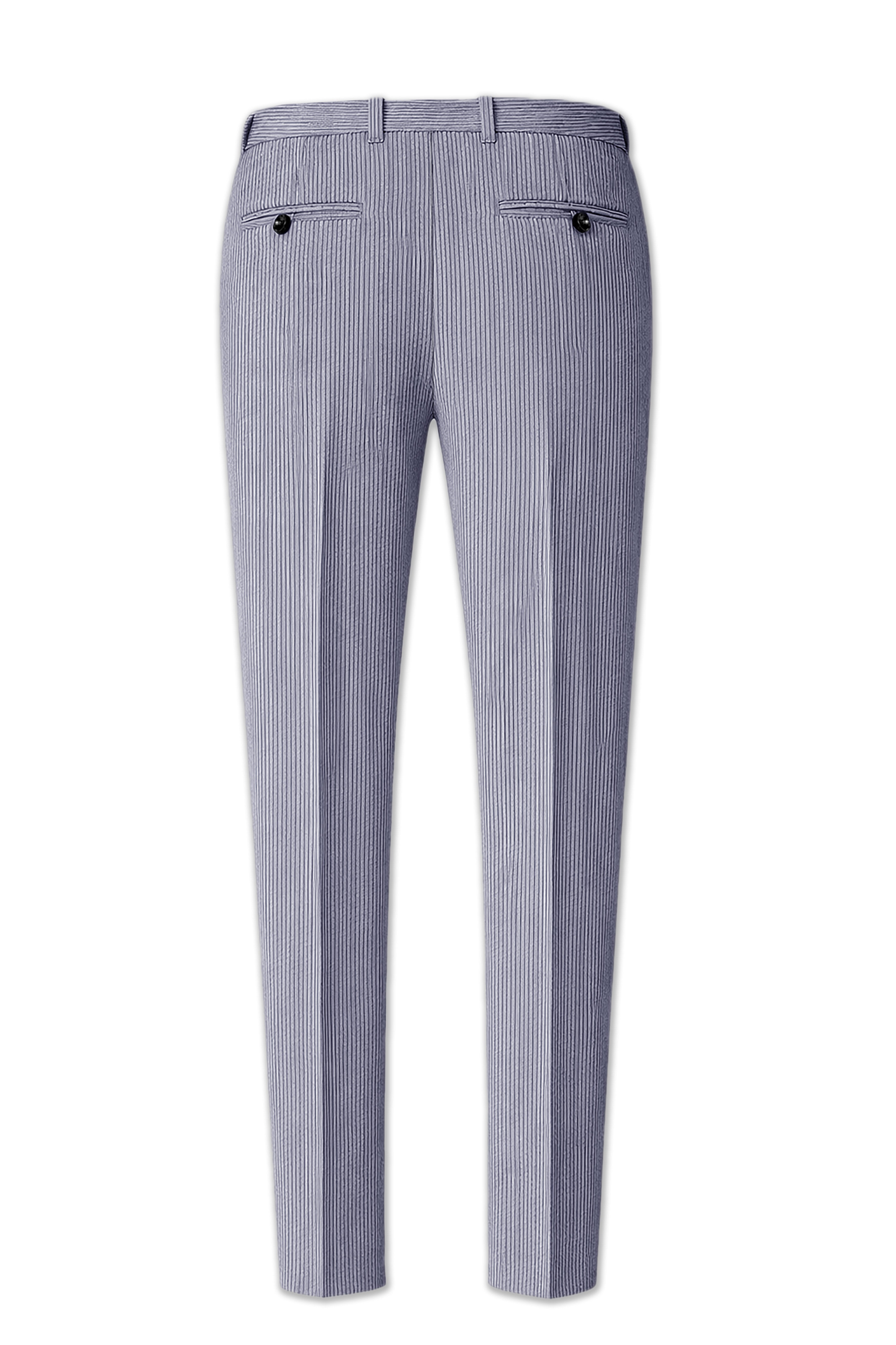Ribvoro-Topaz Gray Corduroy Stretchable Waistband Pant