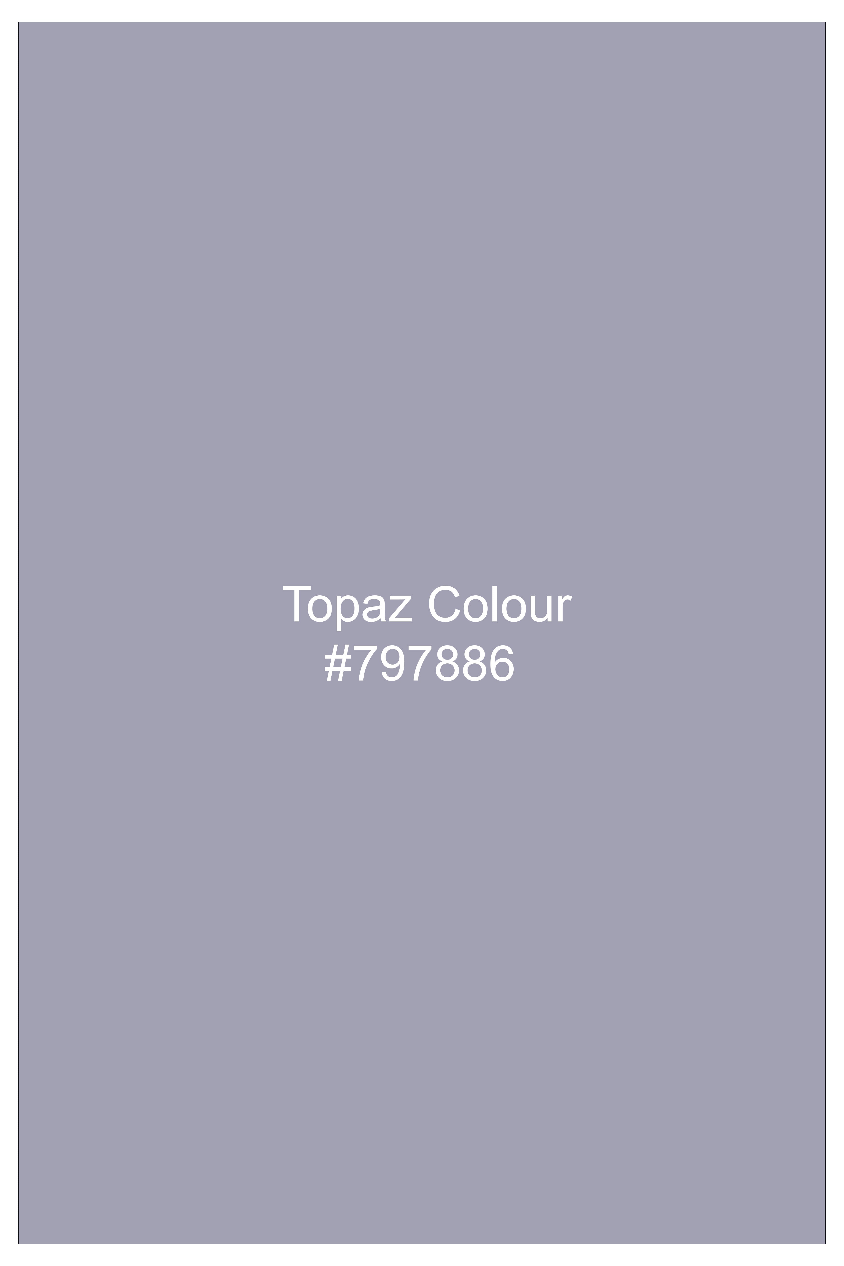 Ribvoro-Topaz Gray Corduroy Stretchable Waistband Pant