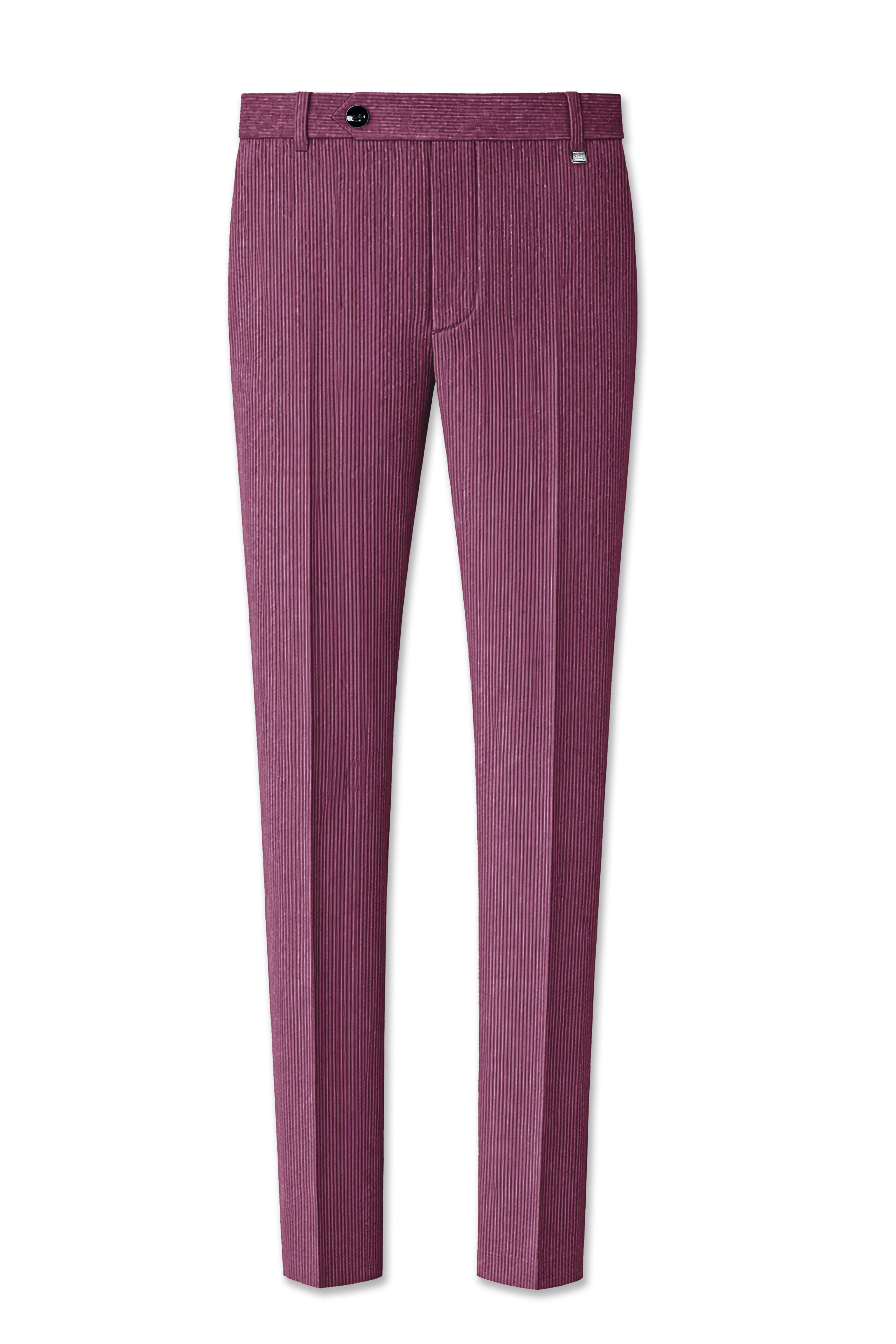 Roselux-Cosmic Pink Corduroy Stretchable Waistband Pant