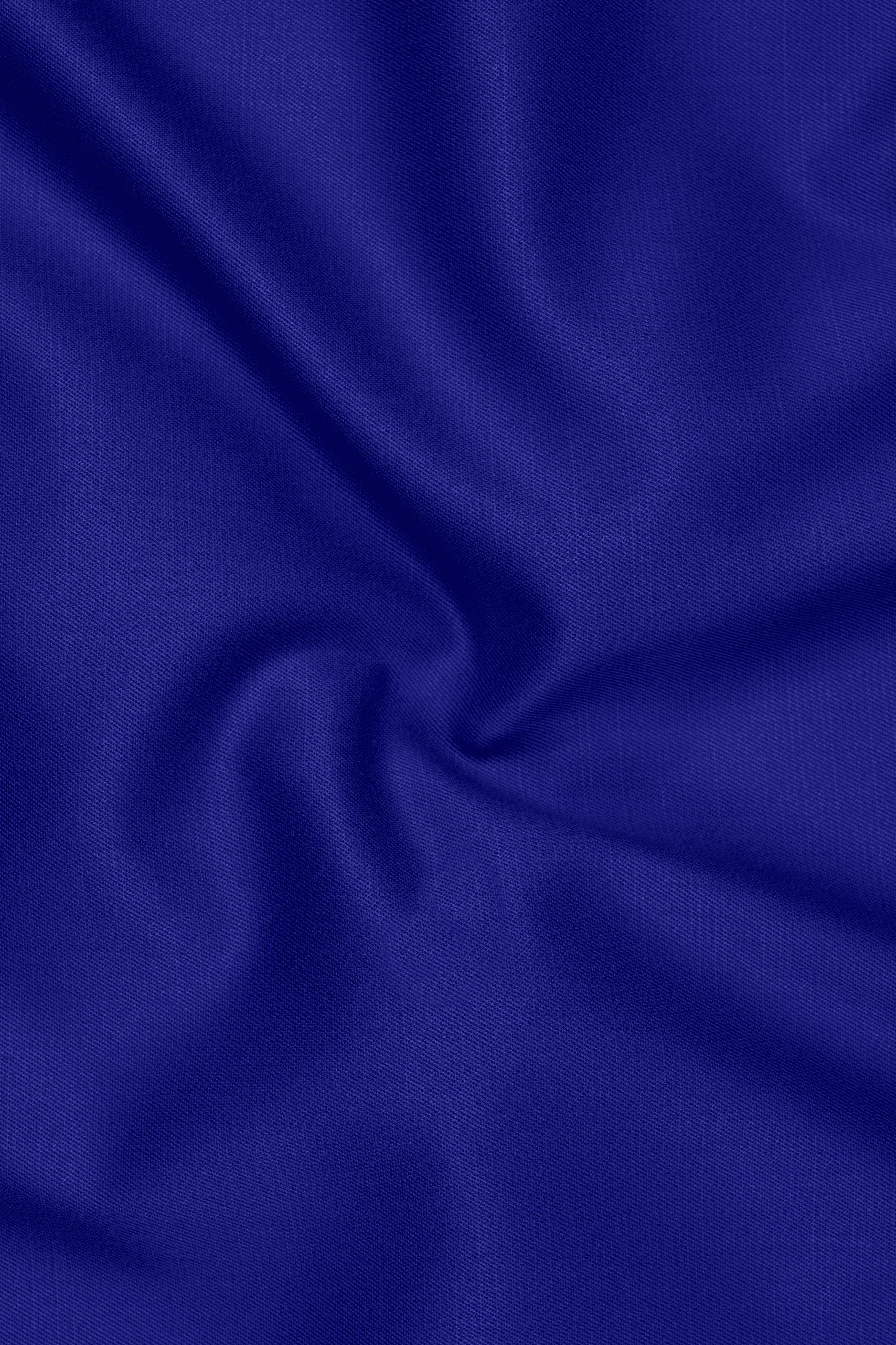Stratos-Cobalt Blue Wool Rich Slight Stretch Waistband Pant