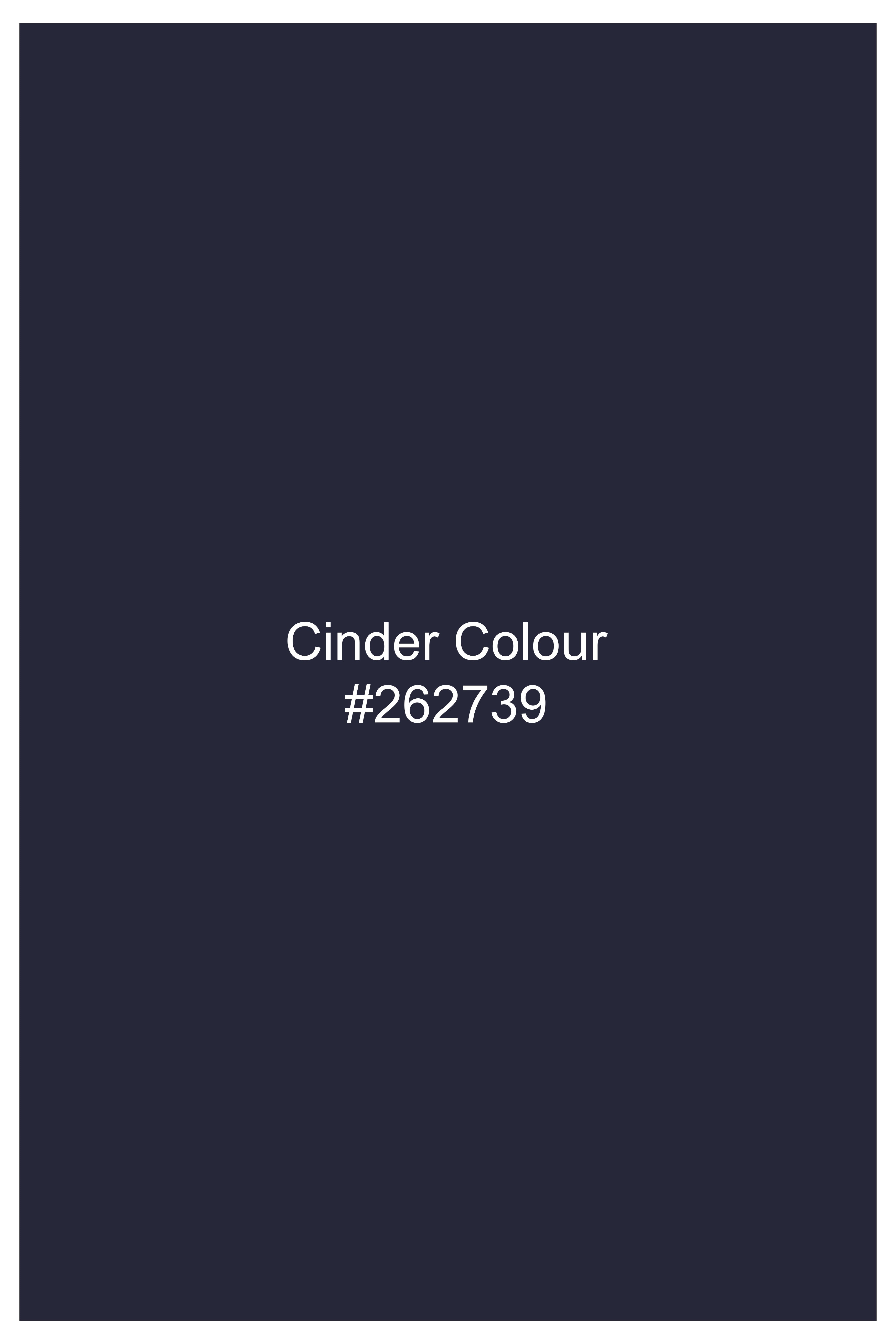 Noctis-Cinder Blue Diamond Textured Wool Rich Slight Stretch Waistband Pant
