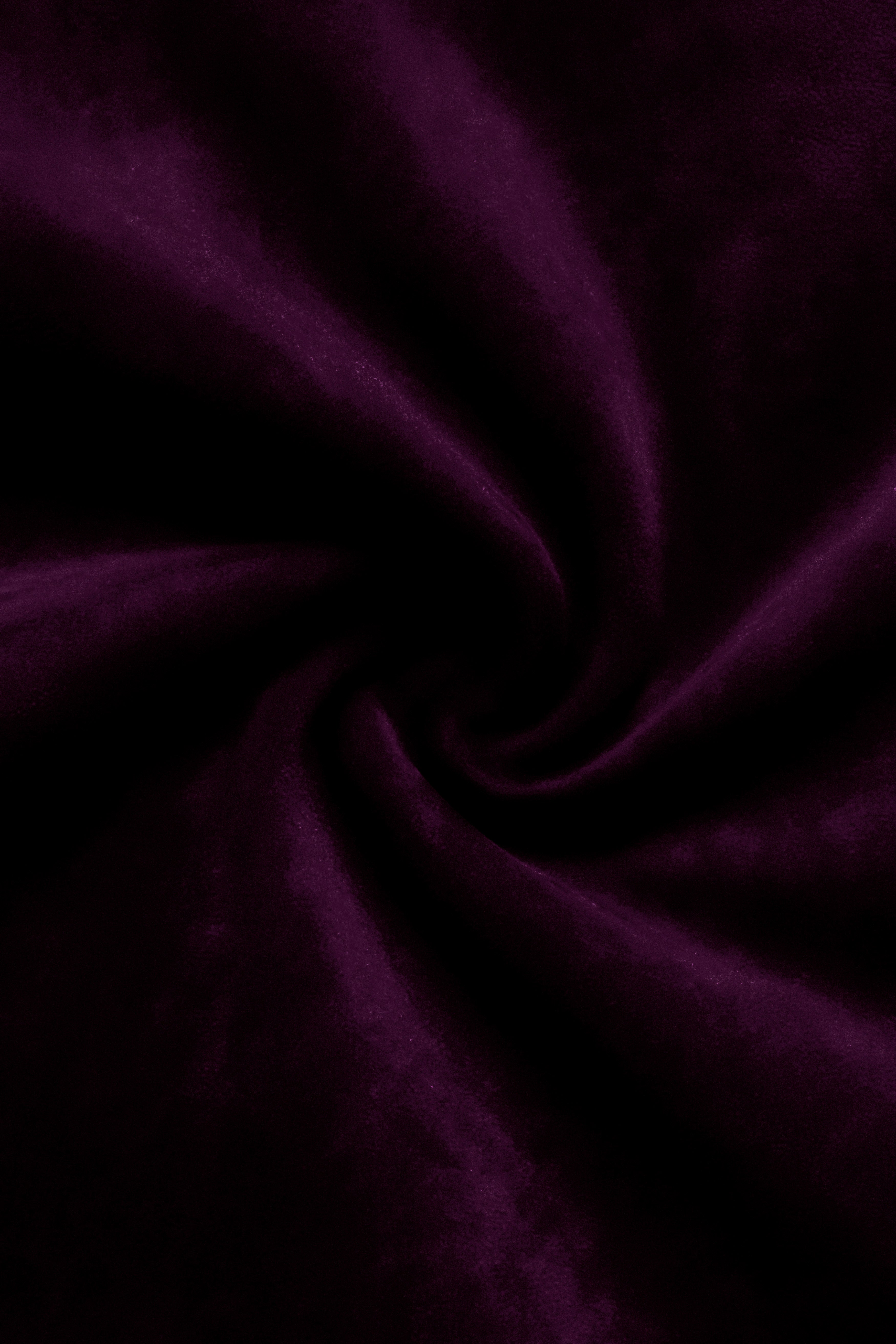 Regalis-Asphalt Purple Velvet Stretchable Waistband Pant