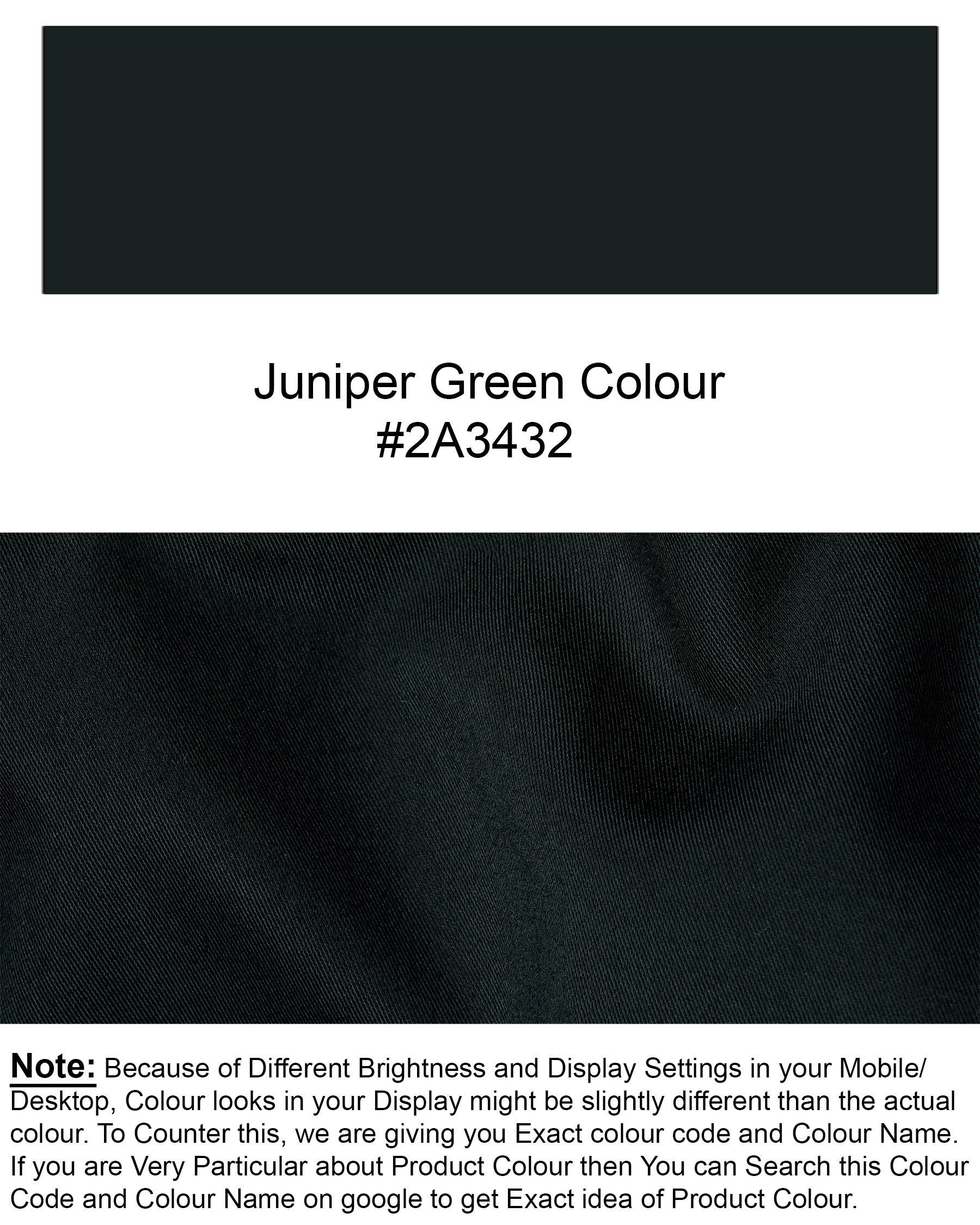 Juniper Green Subtle Sheen Double Breasted Trench Coat