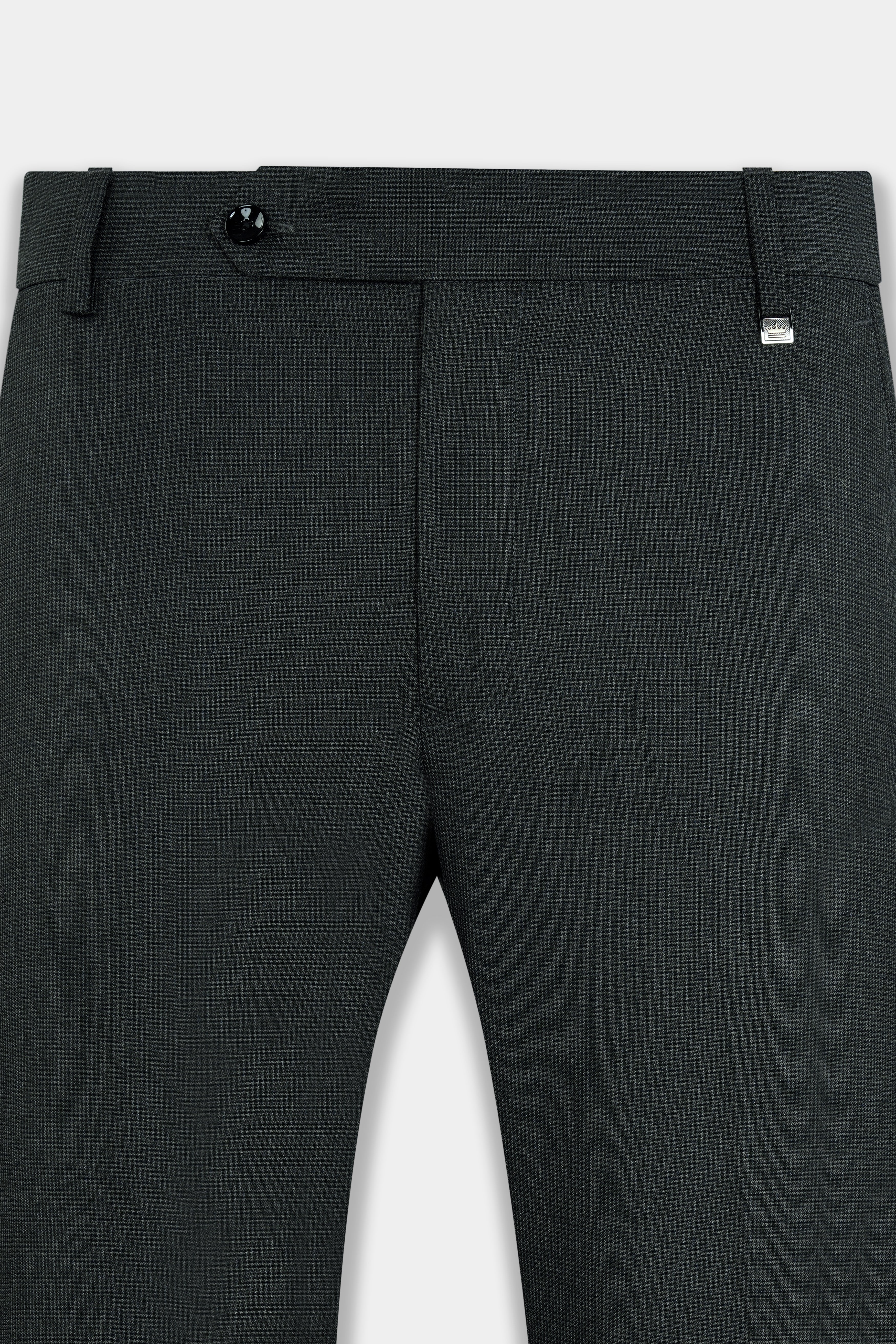 Capecod Gray Wool Rich Double Breasted Designer Overcoat With Pant