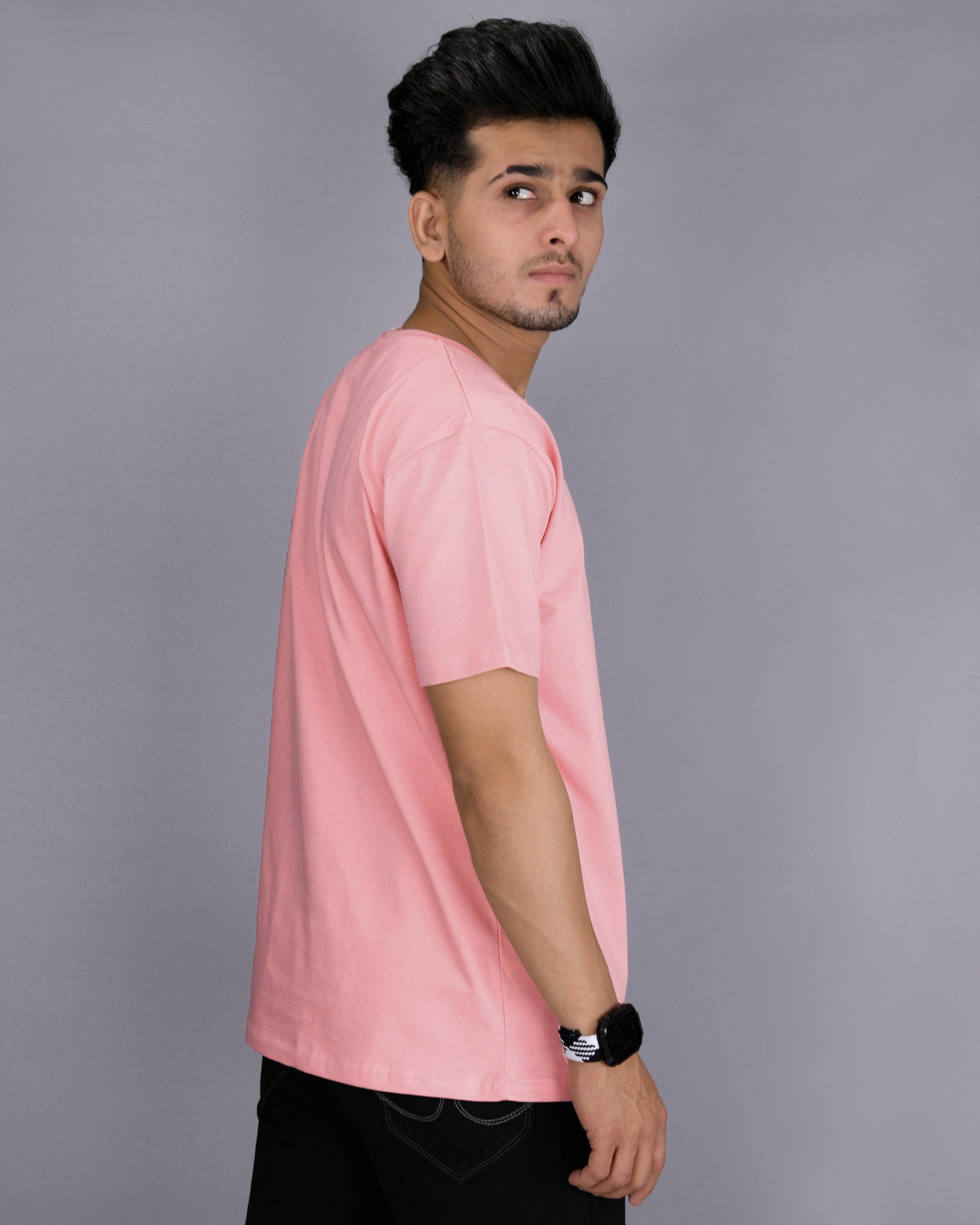 Seashell Pink Super Soft Premium Organic Cotton T-shirt TS007-S, TS007-M, TS007-L, TS007-XL, TS007-XXL
