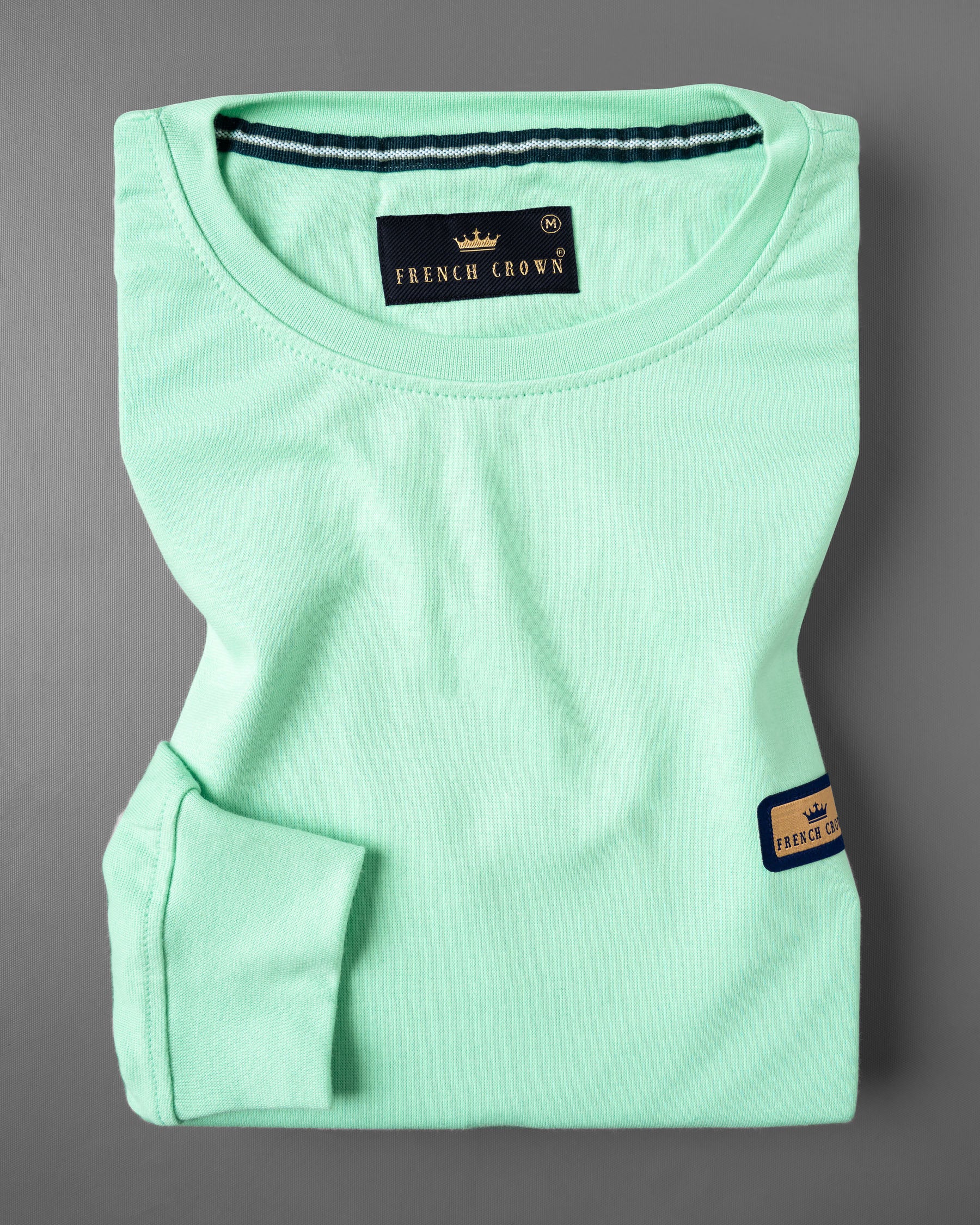 Cruise Blue Full Sleeve Premium Cotton Jersey Sweatshirt