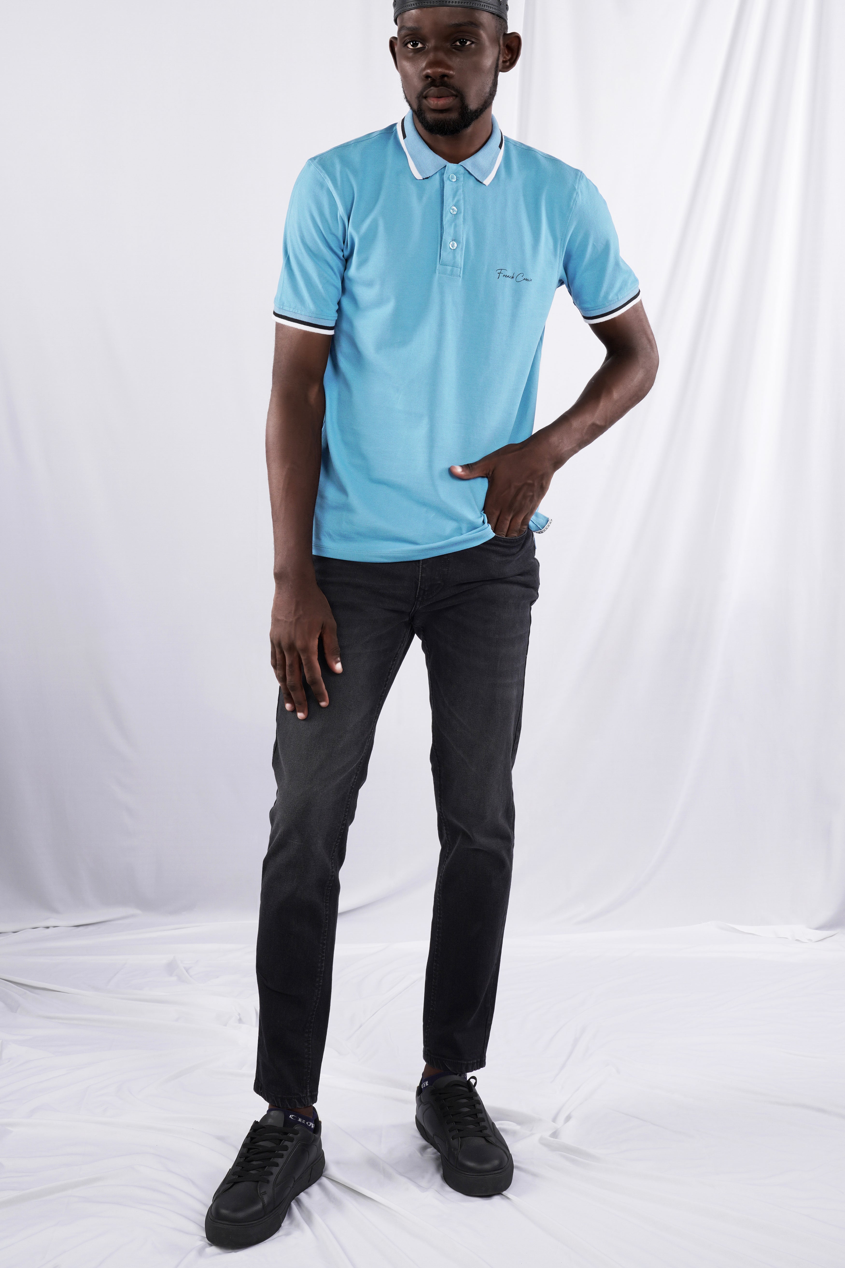 Glacier Blue Mercerised Pique Polo TS878-S, TS878-M, TS878-L, TS878-XL, TS878-XXL