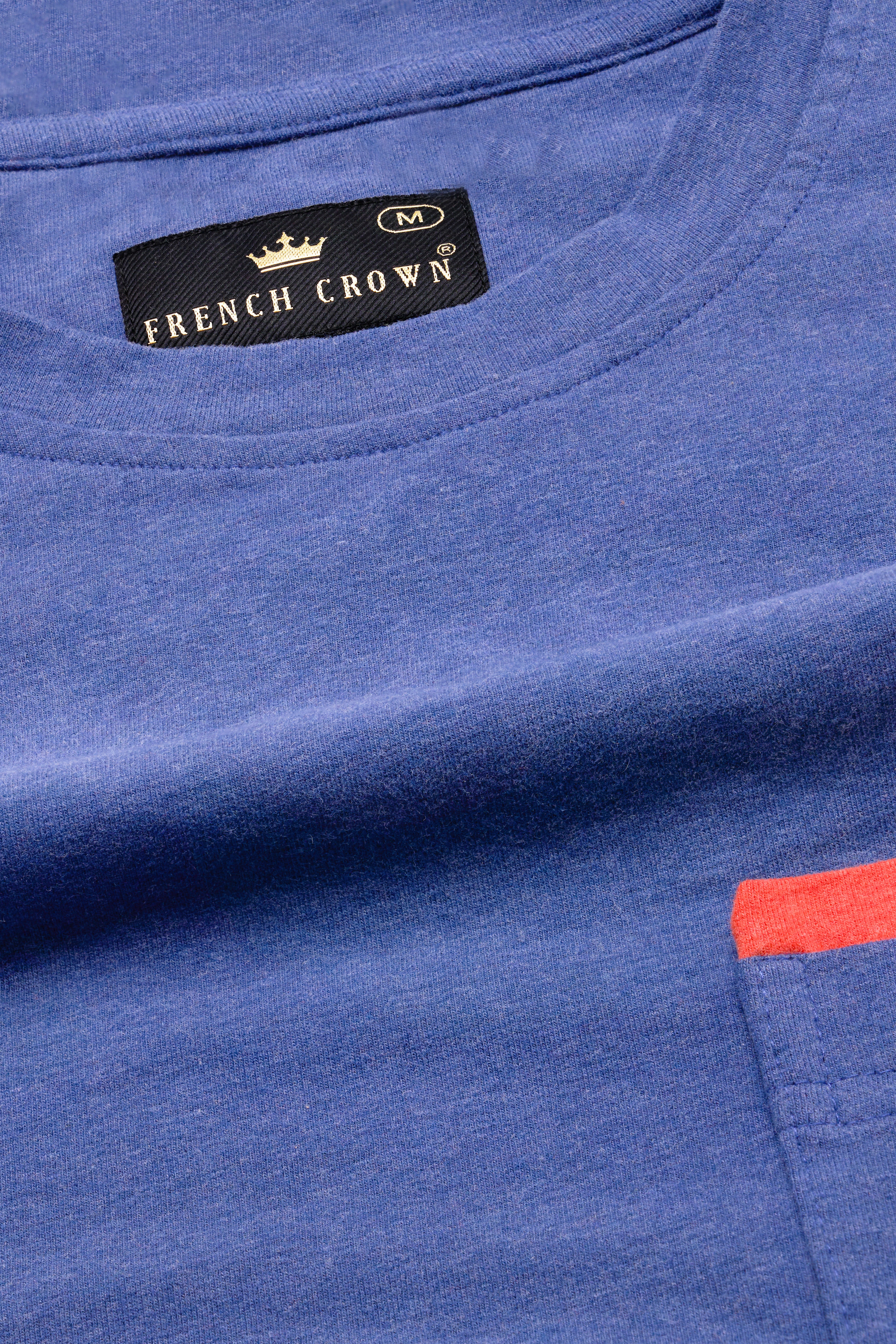 Scampi Blue Premium Cotton Jersey T-shirt TS902-S, TS902-M, TS902-L, TS902-XL, TS902-XXL