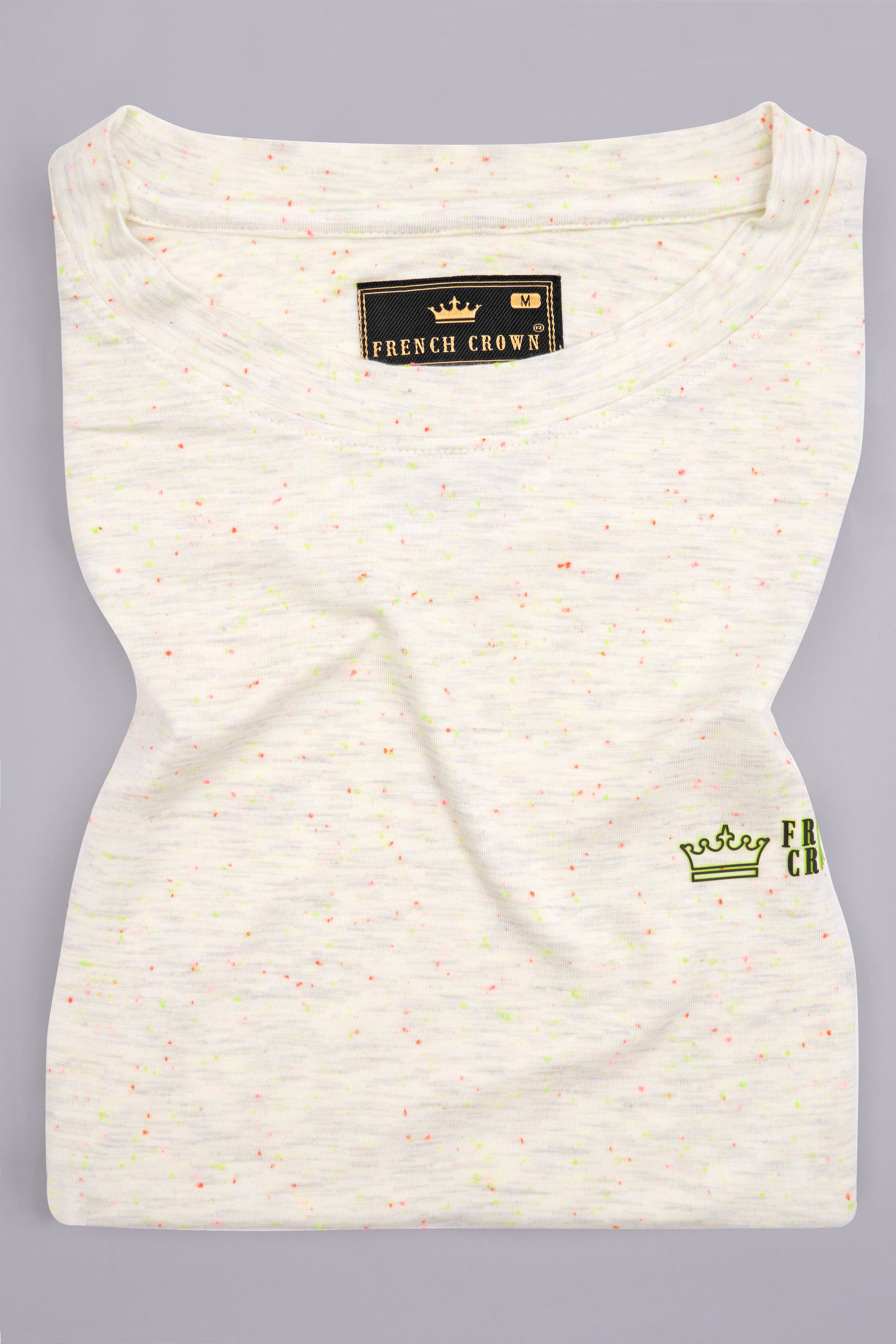 Seashell Off White Fluorescent Dobby Supreme Cotton T-Shirt TS903-S, TS903-M, TS903-L, TS903-XL, TS903-XXL