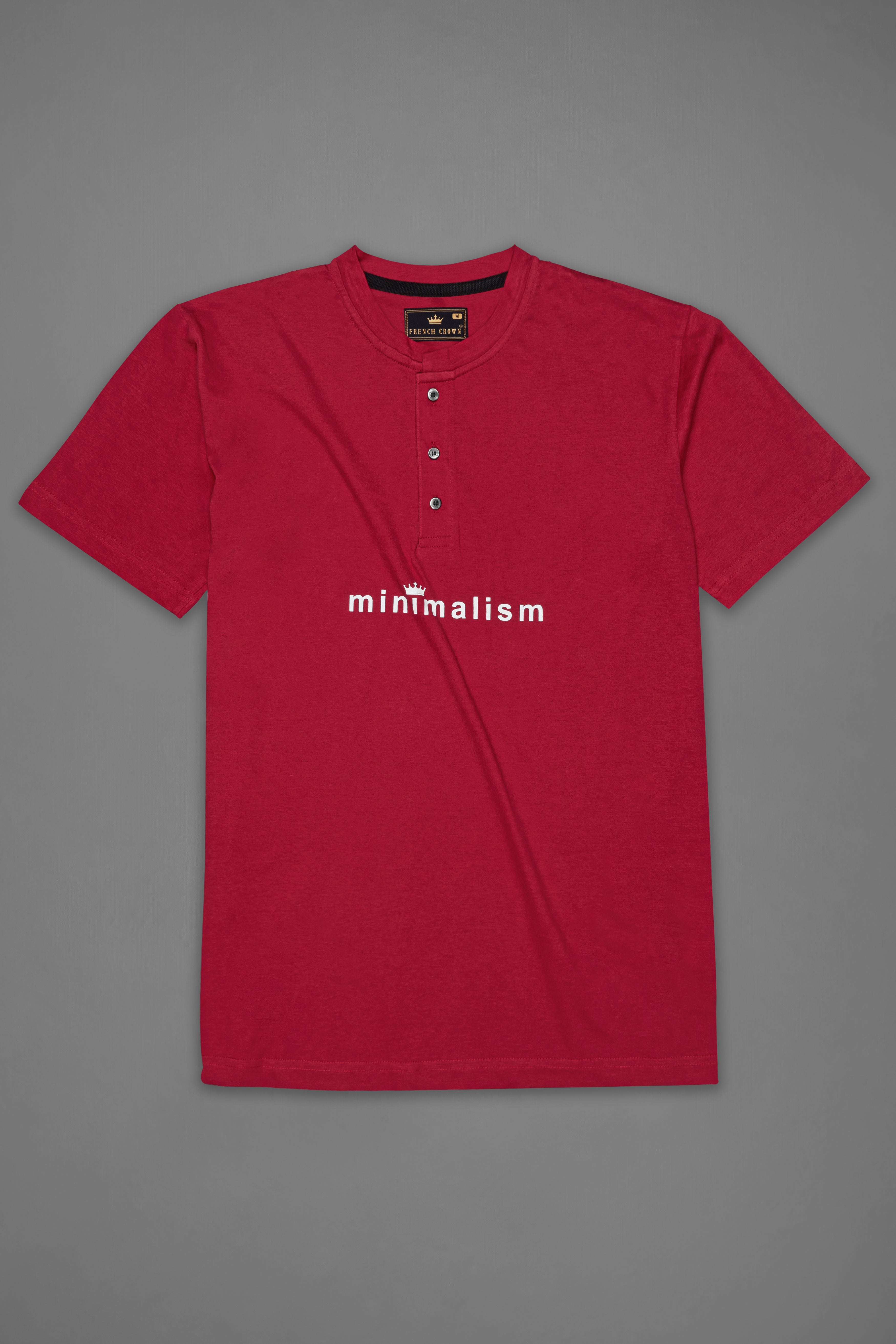 Monarch Red Premium Cotton Round Neck T-shirt TS918-S, TS918-M, TS918-L, TS918-XL, TS918-XXL