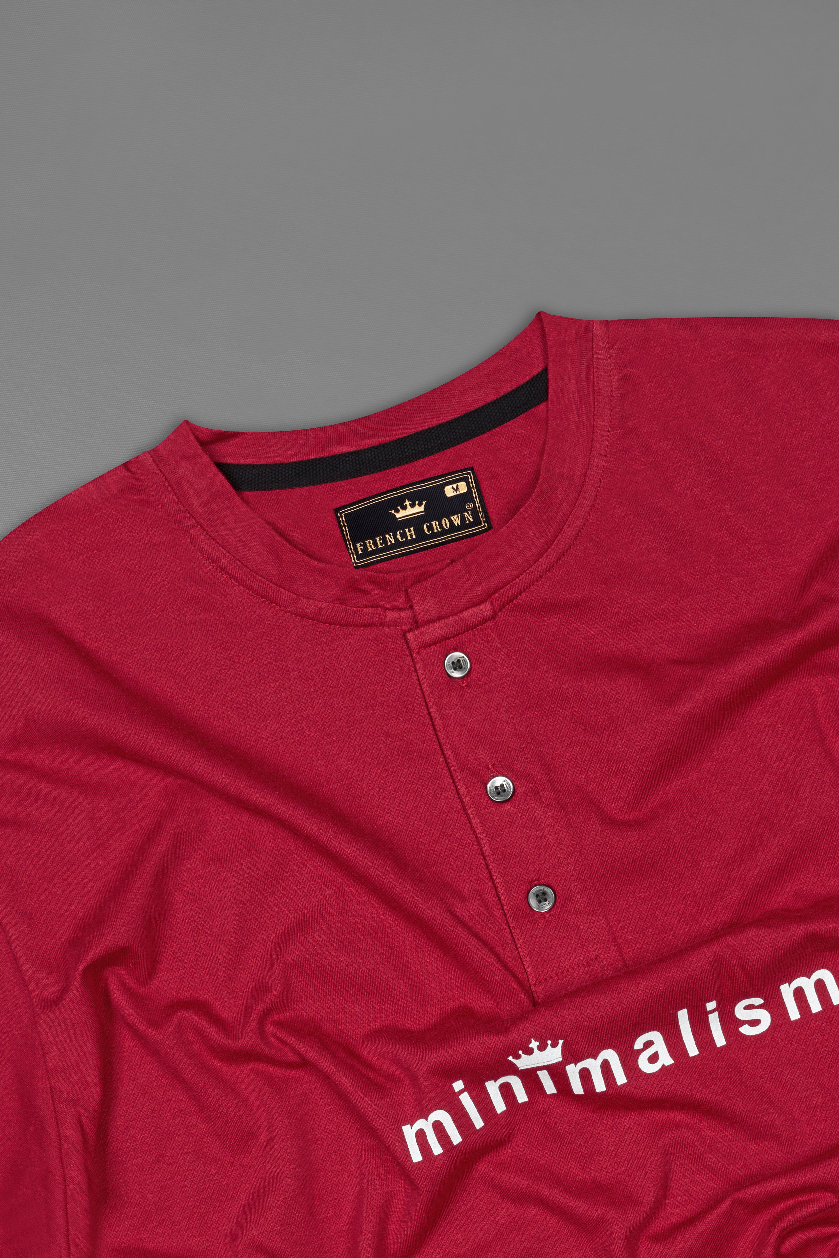 Monarch Red Premium Cotton Round Neck T-shirt TS918-S, TS918-M, TS918-L, TS918-XL, TS918-XXL