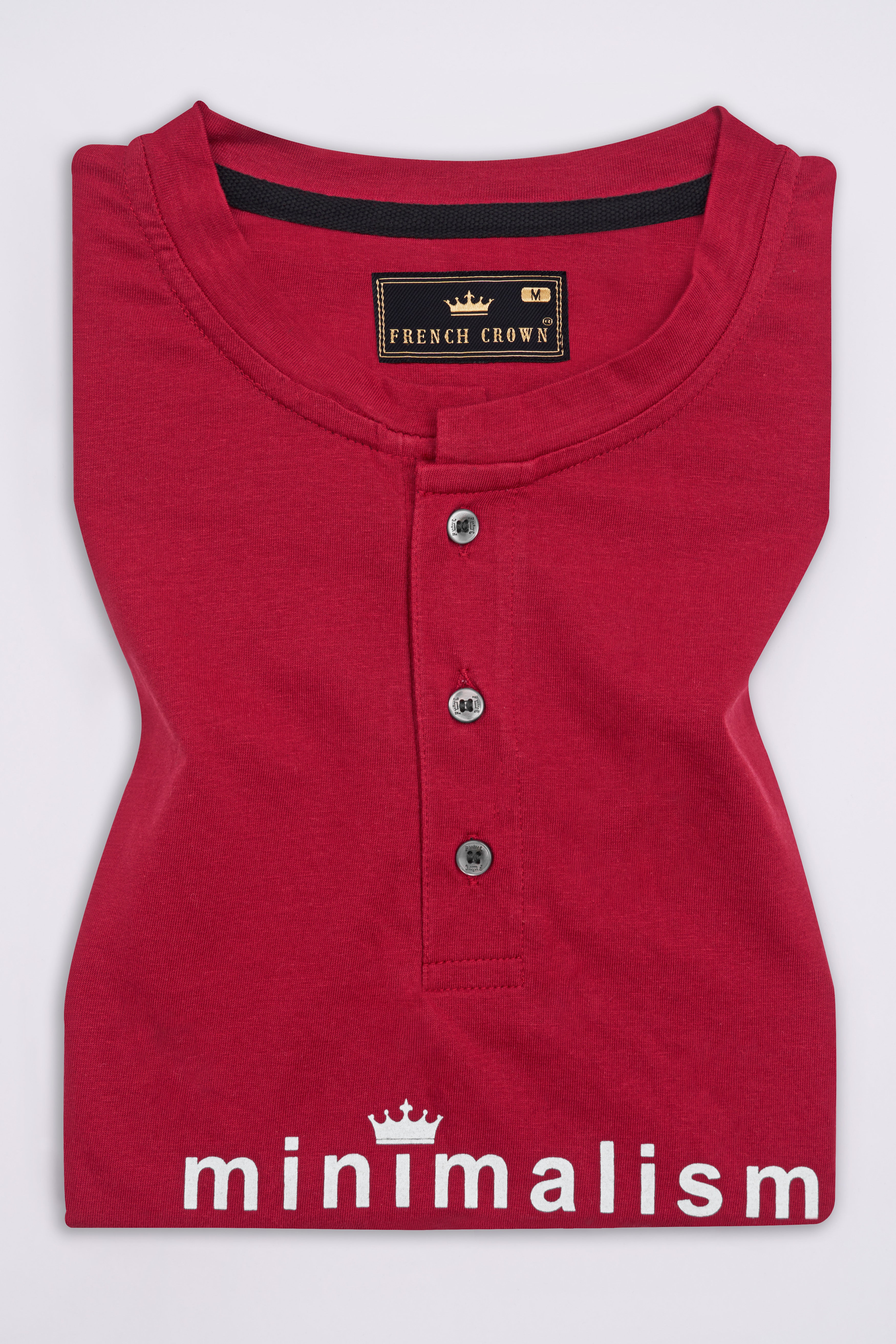 Monarch Red Premium Cotton Round Neck T-shirt TS918-S, TS918-M, TS918-L, TS918-XL, TS918-XXL