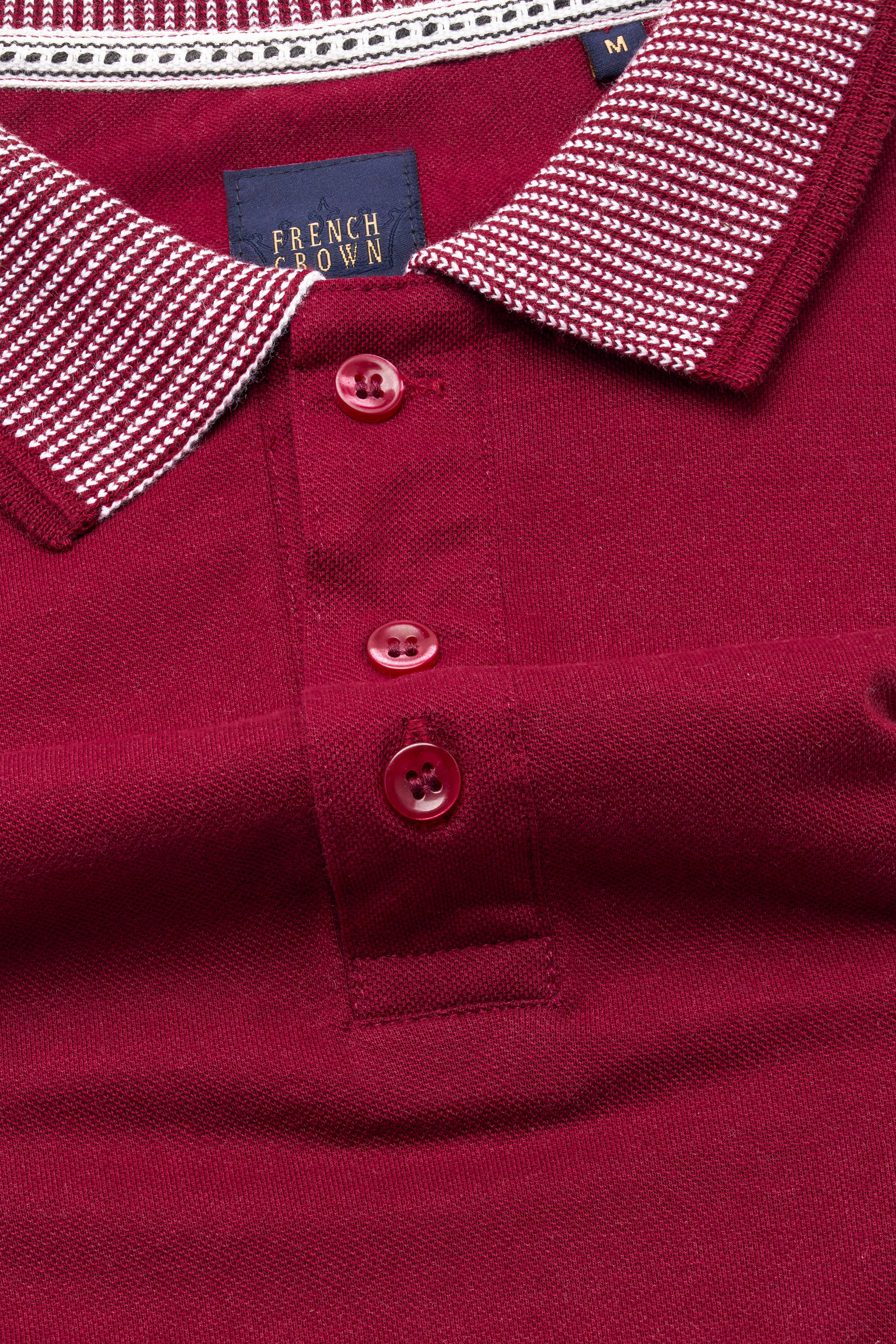 Persian Plum Red Premium Cotton Pique Polo TS933-S, TS933-M, TS933-L, TS933-XL, TS933-XXL