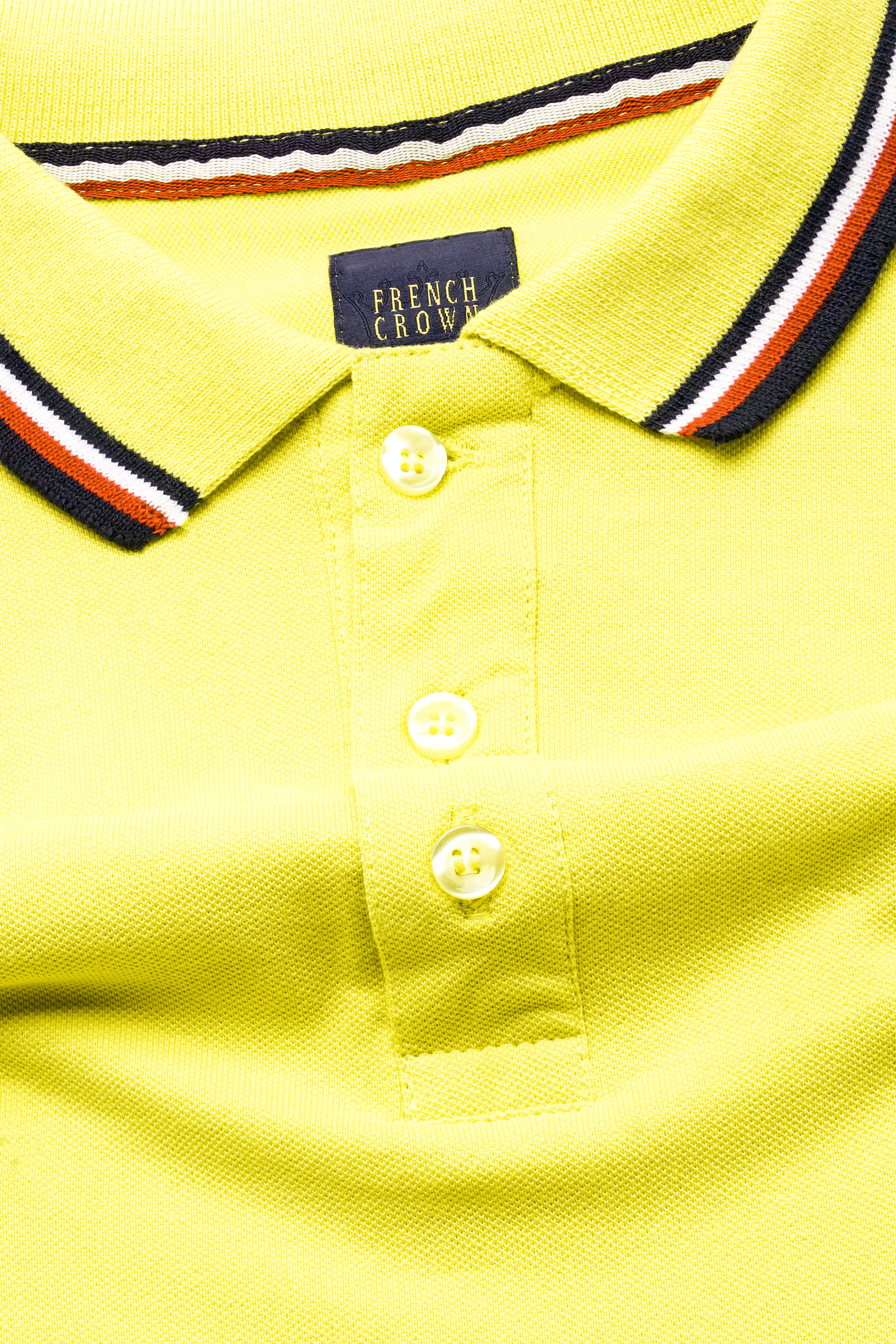 Sahara Sand Yellow Premium Cotton Pique Polo TS936-S, TS936-M, TS936-L, TS936-XL, TS936-XXL