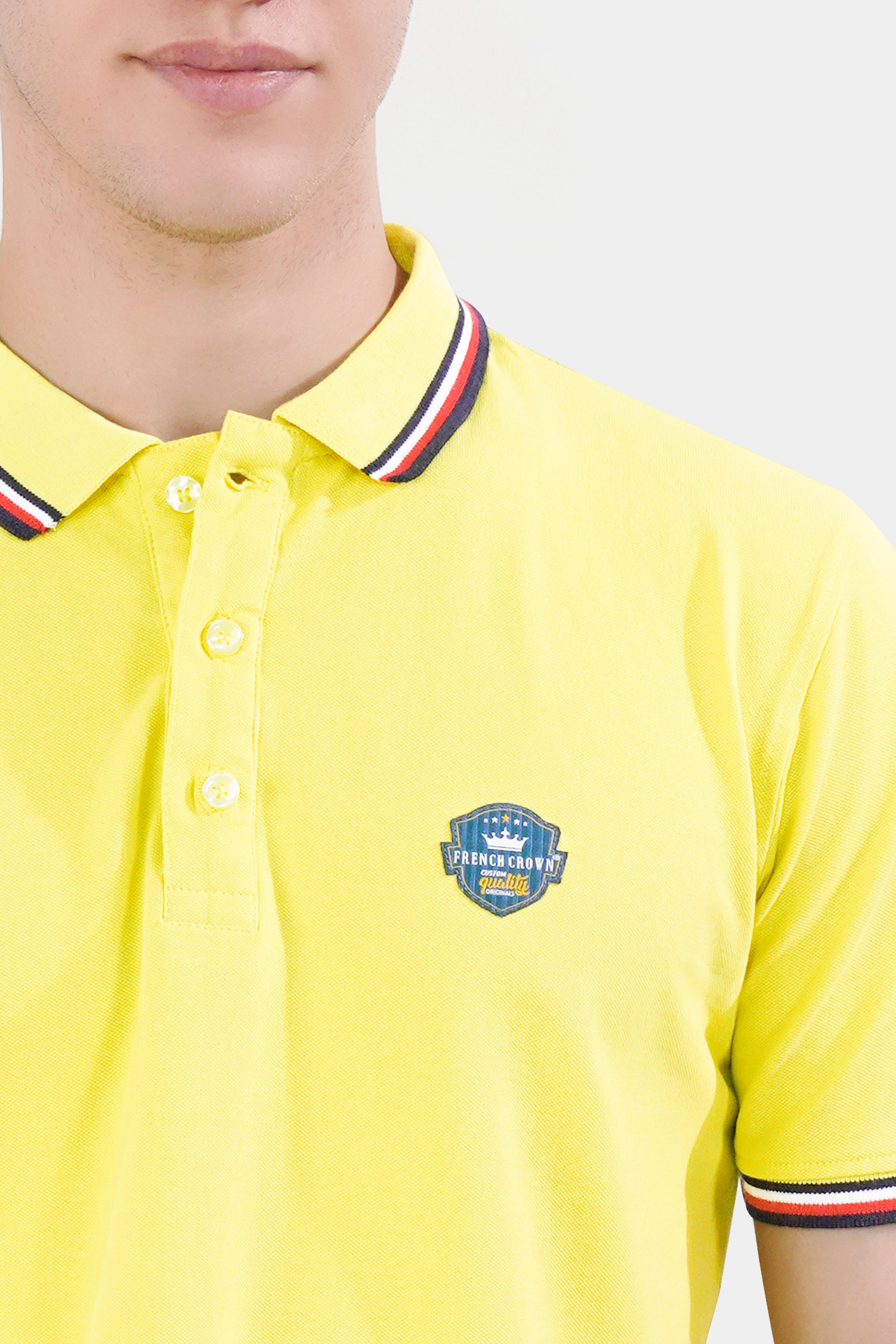 Sahara Sand Yellow Premium Cotton Pique Polo TS936-S, TS936-M, TS936-L, TS936-XL, TS936-XXL