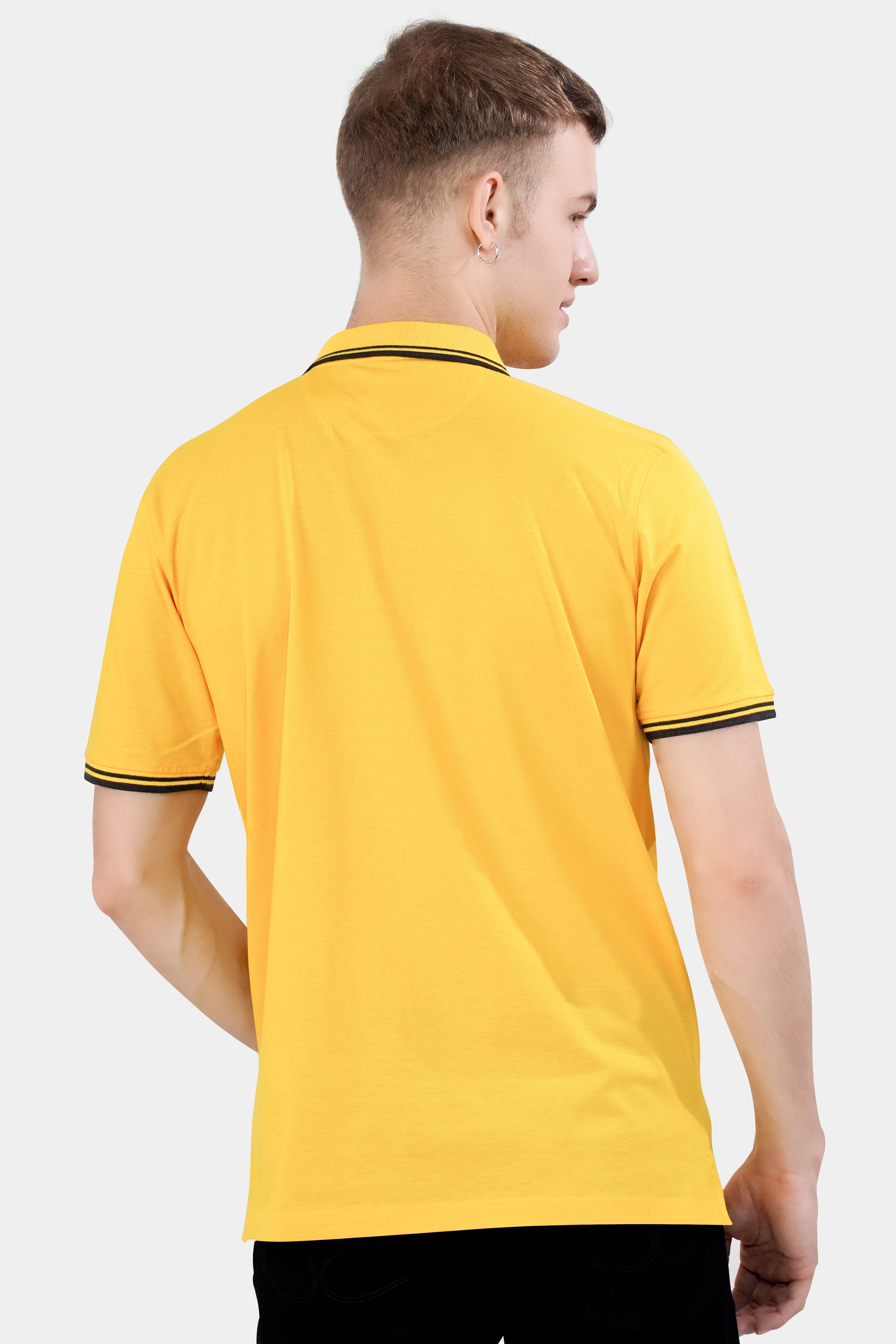 Sunglow Orange Premium Cotton Pique Polo TS941-S, TS941-M, TS941-L, TS941-XL, TS941-XXL