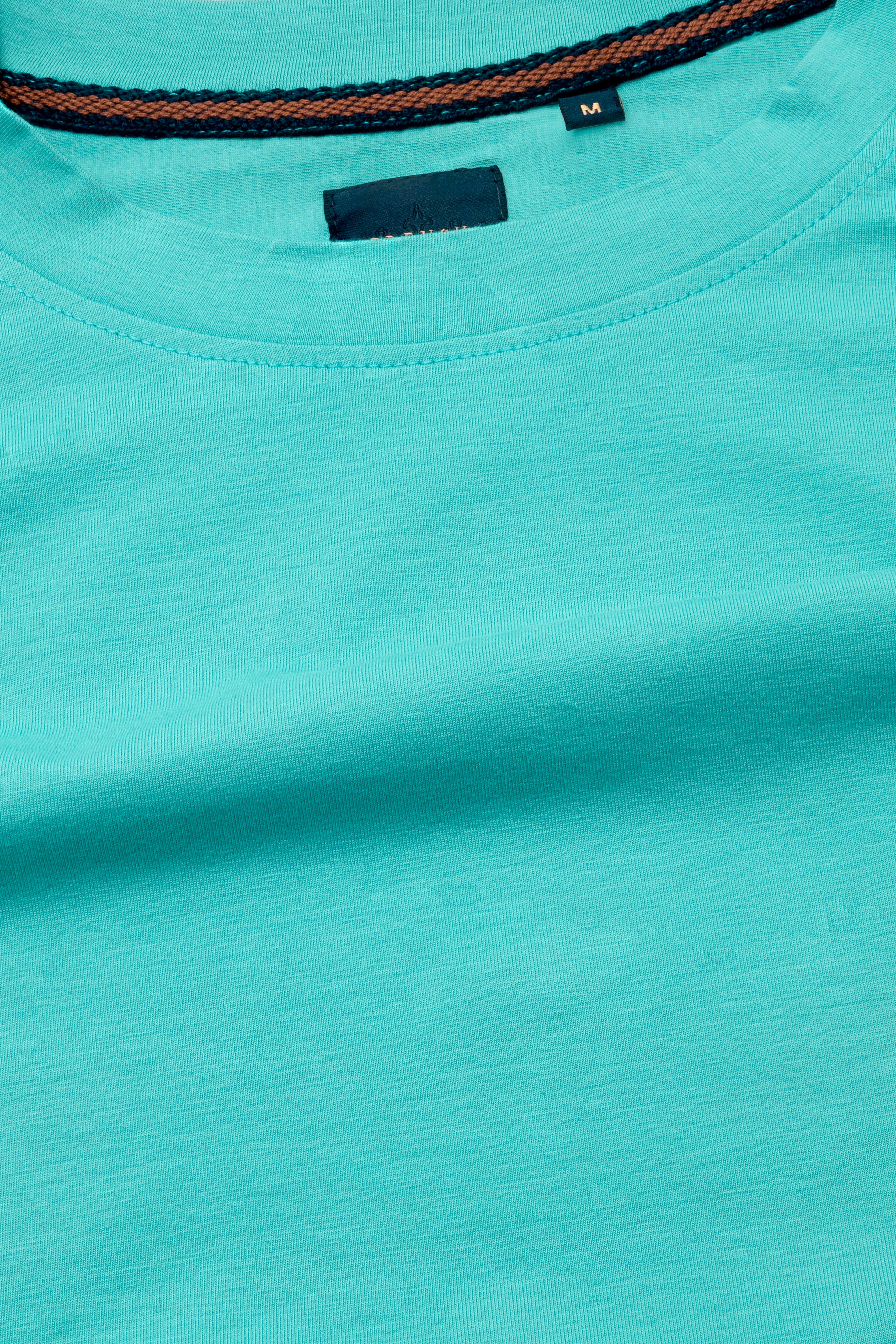 Aqua Blue Printed Premium Cotton Oversized T-shirt TS950-S, TS950-M, TS950-L, TS950-XL, TS950-XXL