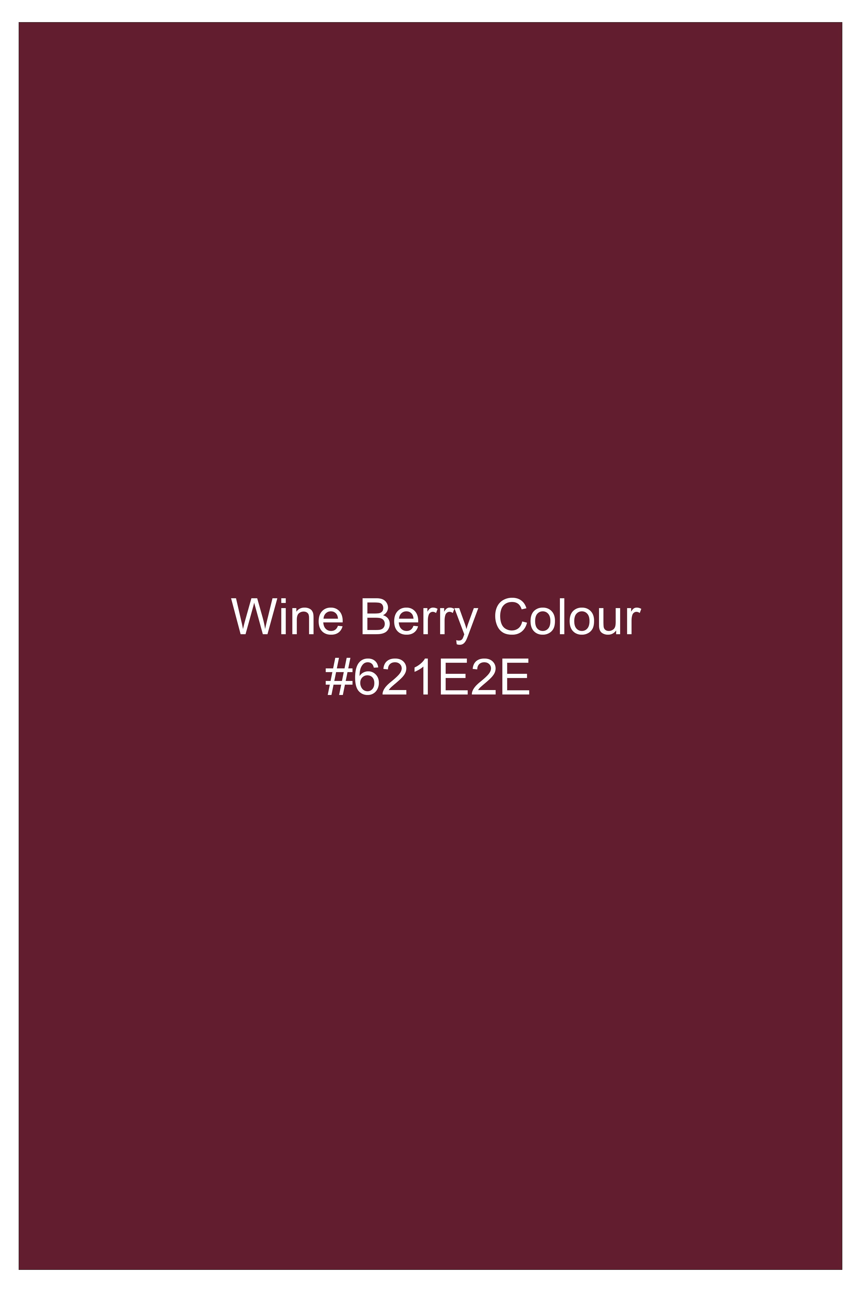 Vinora-Wine Berry Premium Cotton T-Shirt