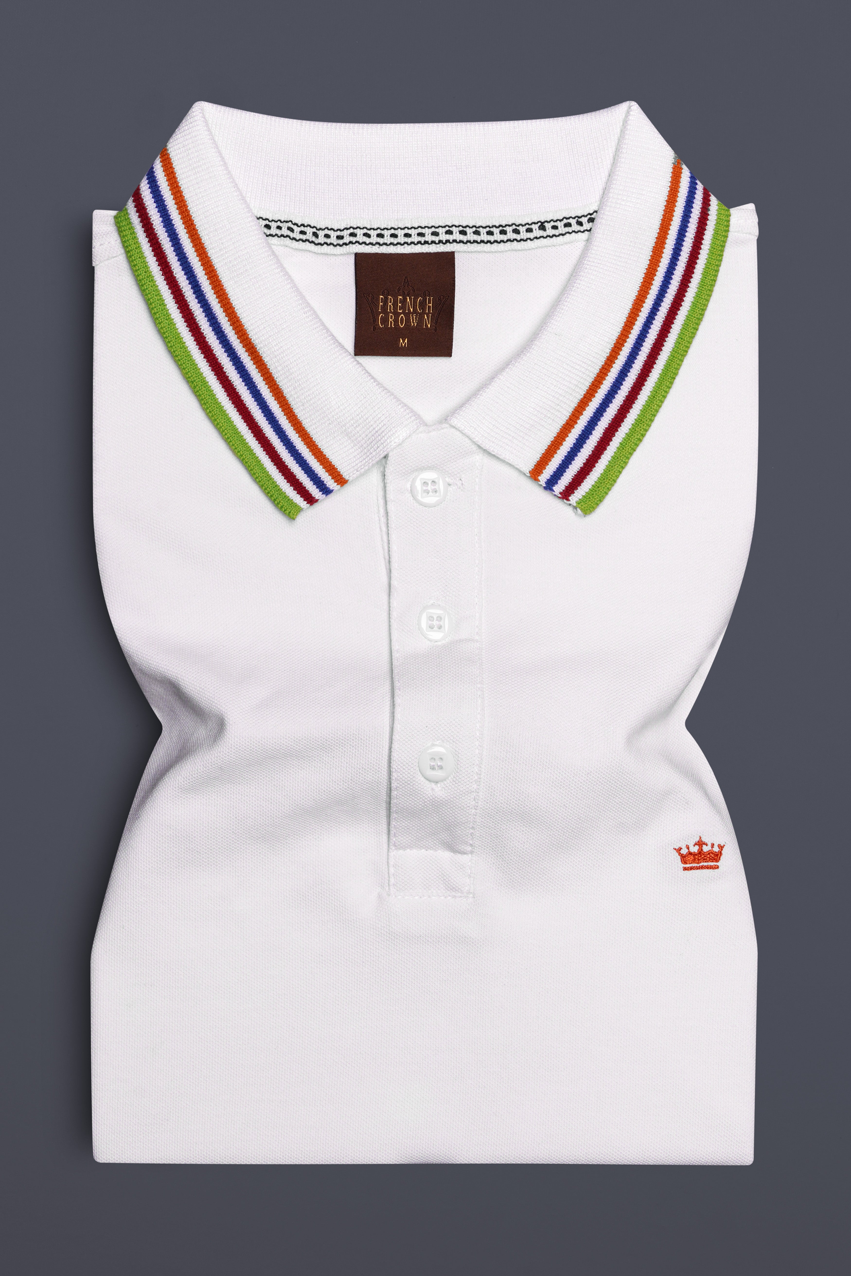 Alvoro-Bright White Super Soft Premium Cotton Pique Polo