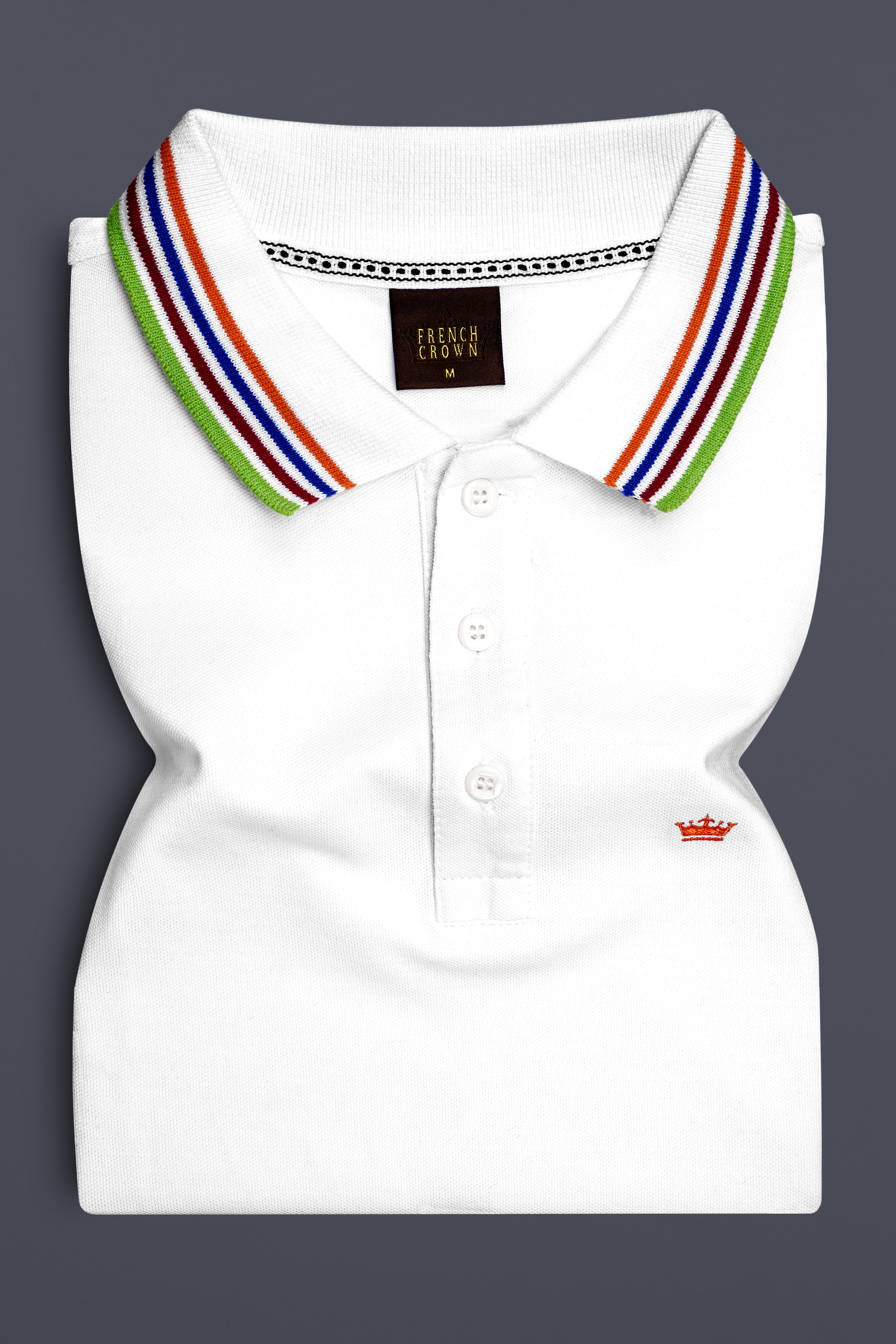 Alvoro-Bright White Super Soft Premium Cotton Pique Polo