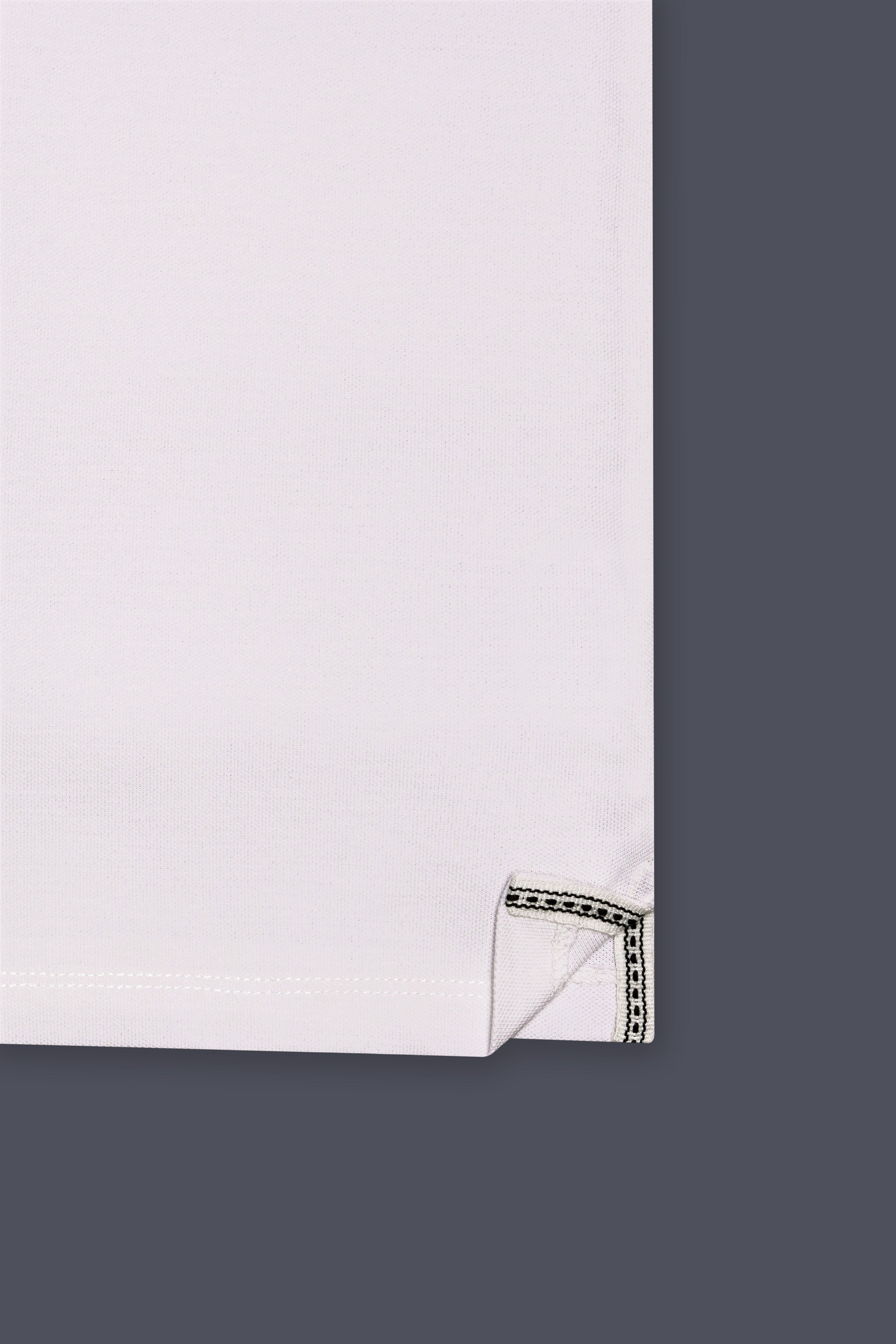 Candoro-Bright White Super Soft Premium Cotton Pique Polo