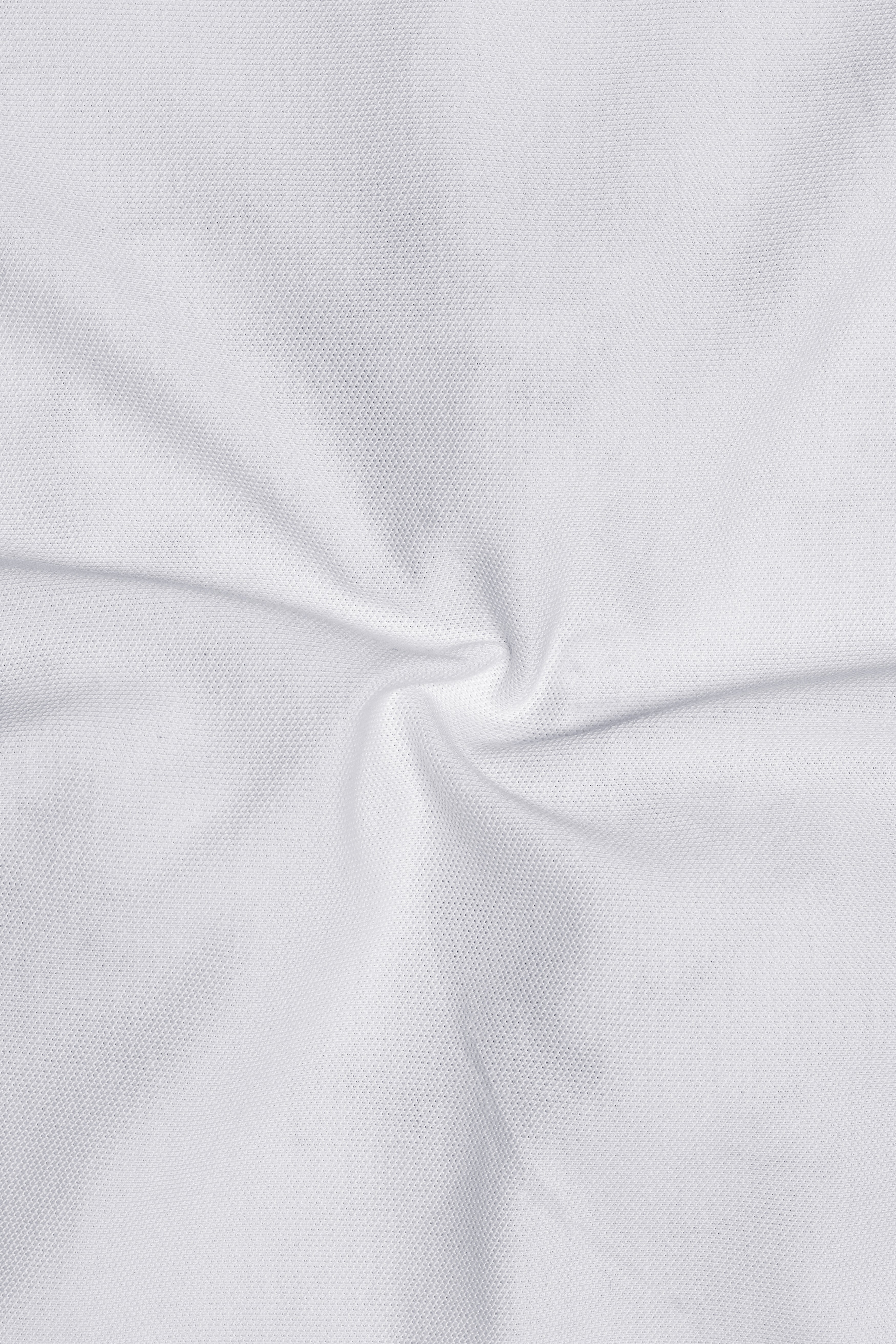 Biancoza-Bright White Super Soft Premium Cotton Pique Polo