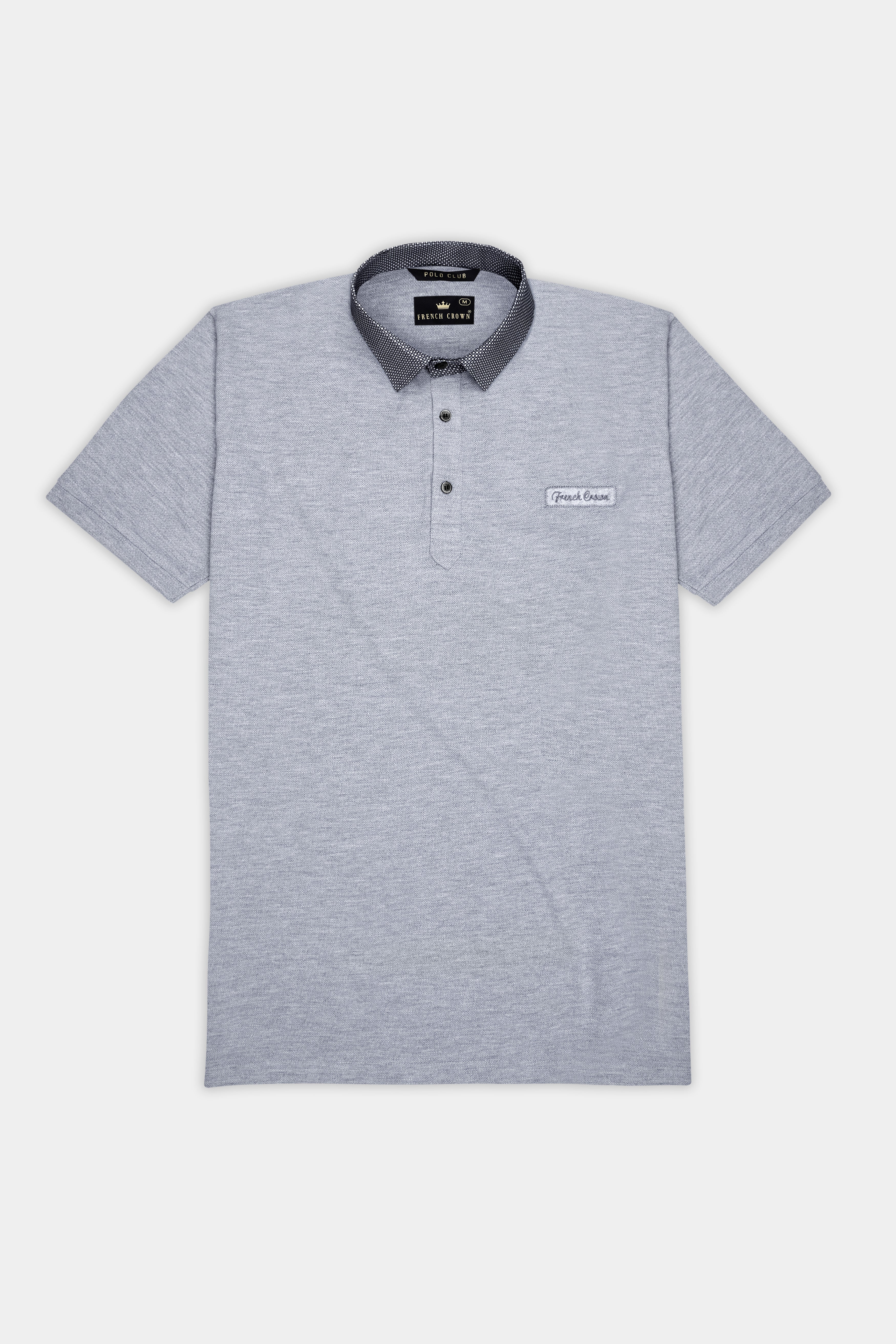 Casper Gray Premium Cotton Pique Polo