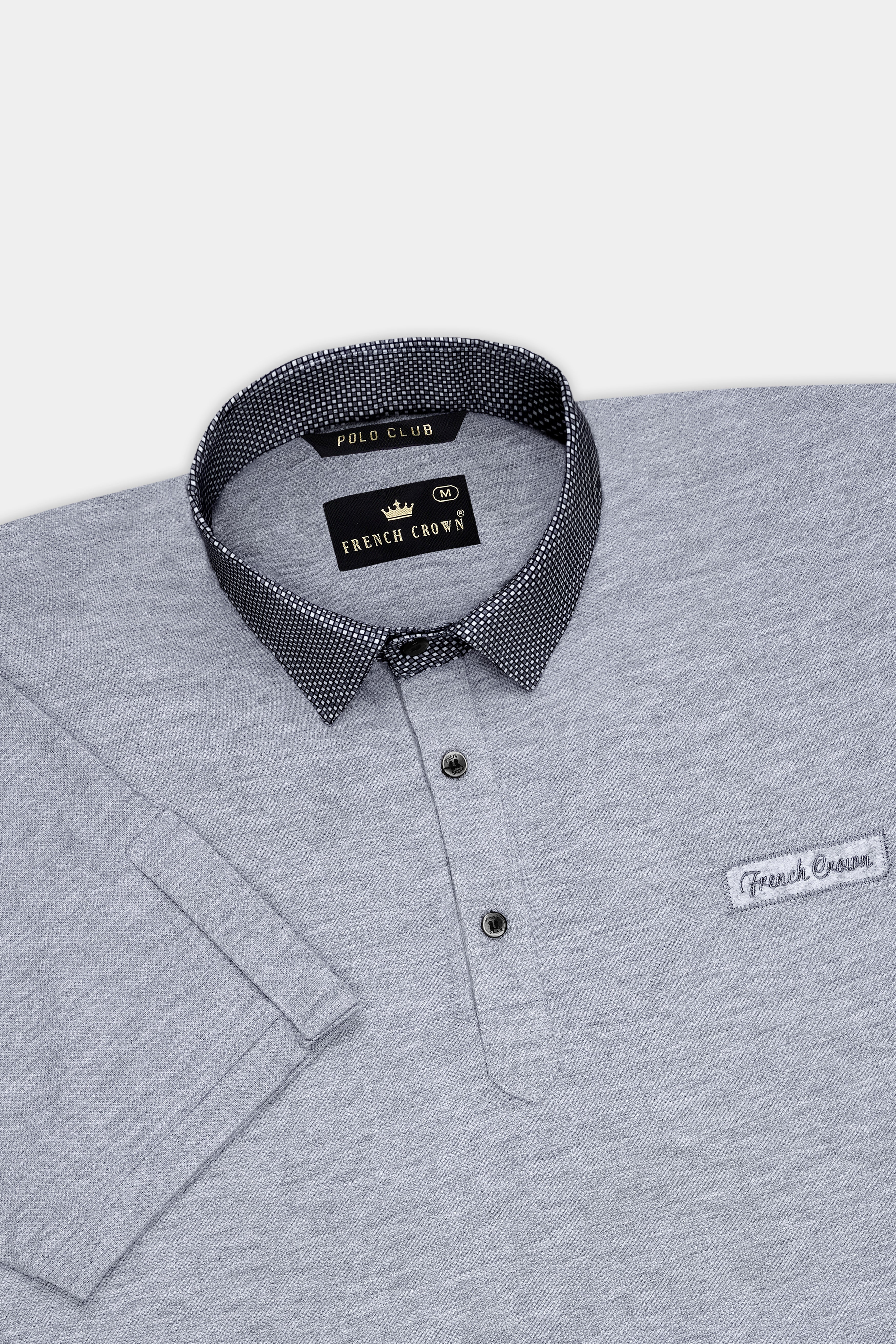 Casper Gray Premium Cotton Pique Polo