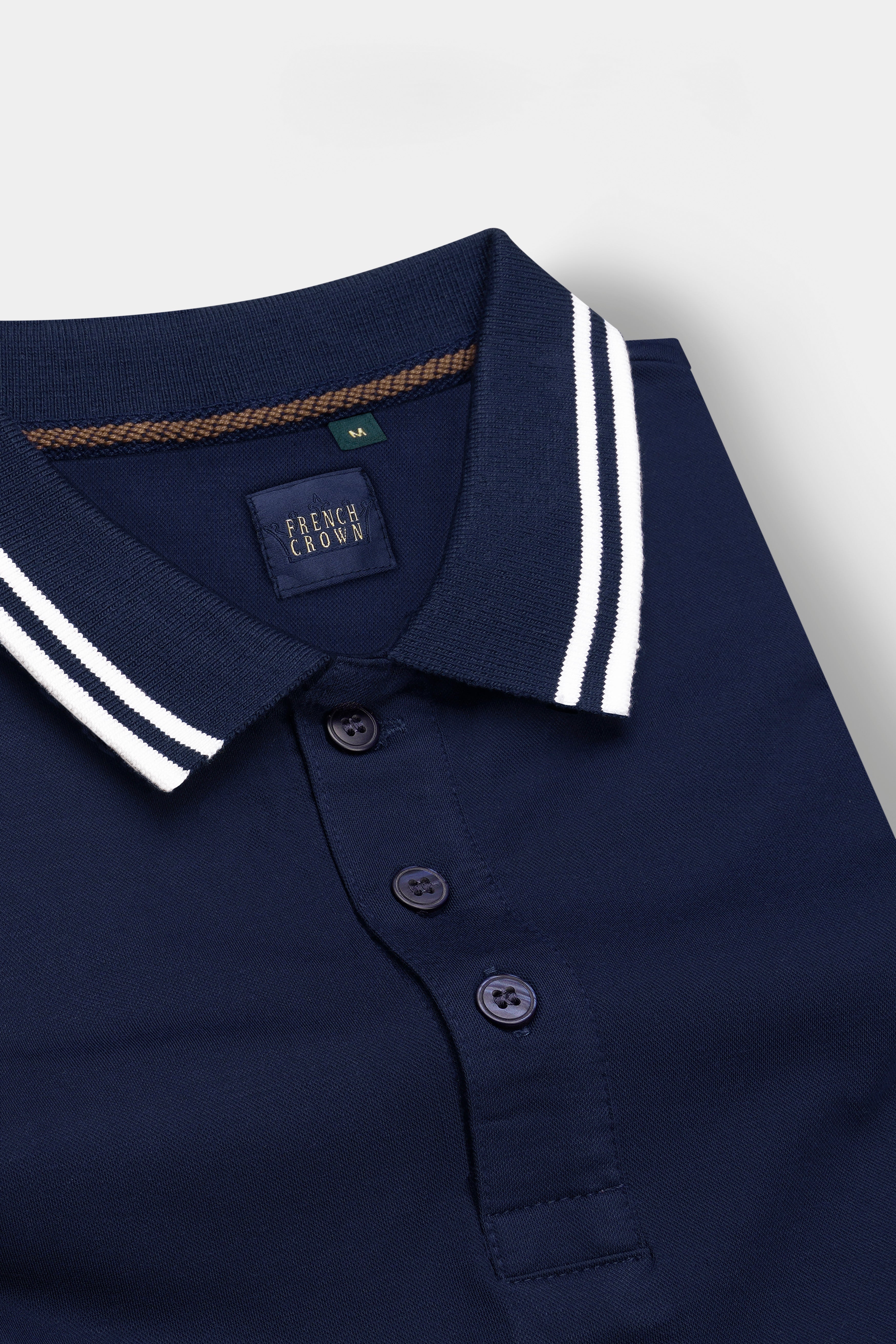 Mirage Blue Premium Cotton Pique Polo