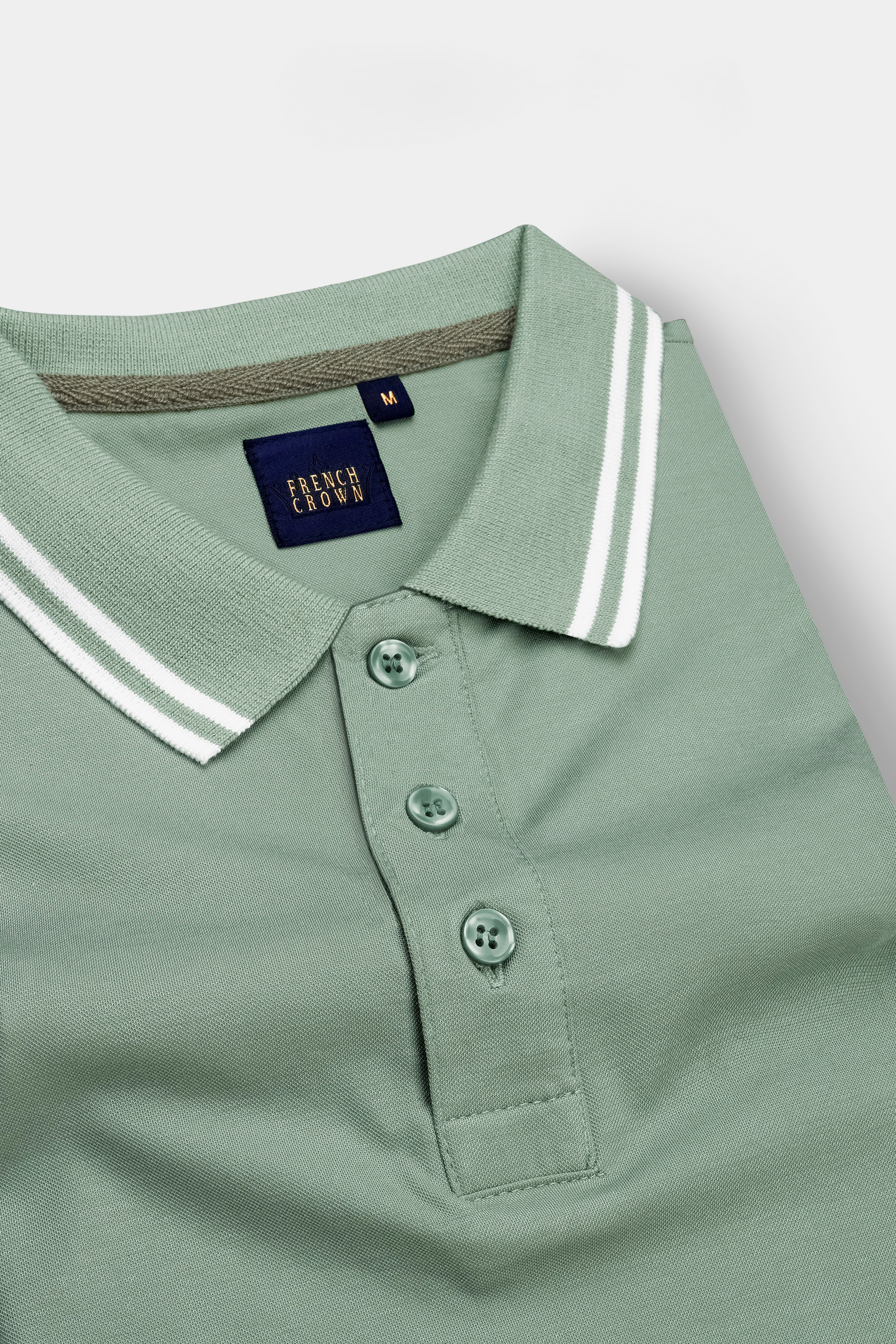 Spanish Green Premium Cotton Pique Polo