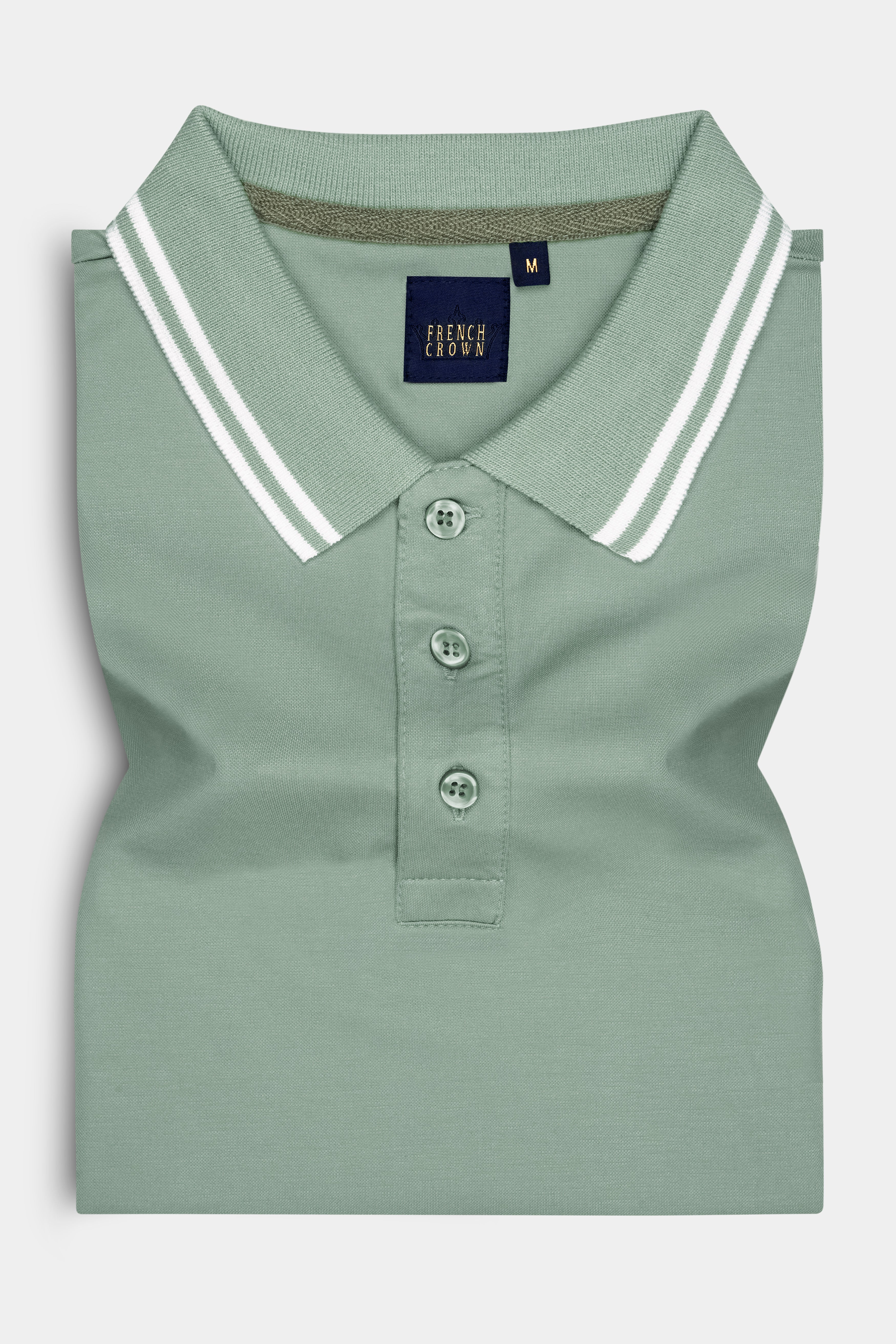 Spanish Green Premium Cotton Pique Polo
