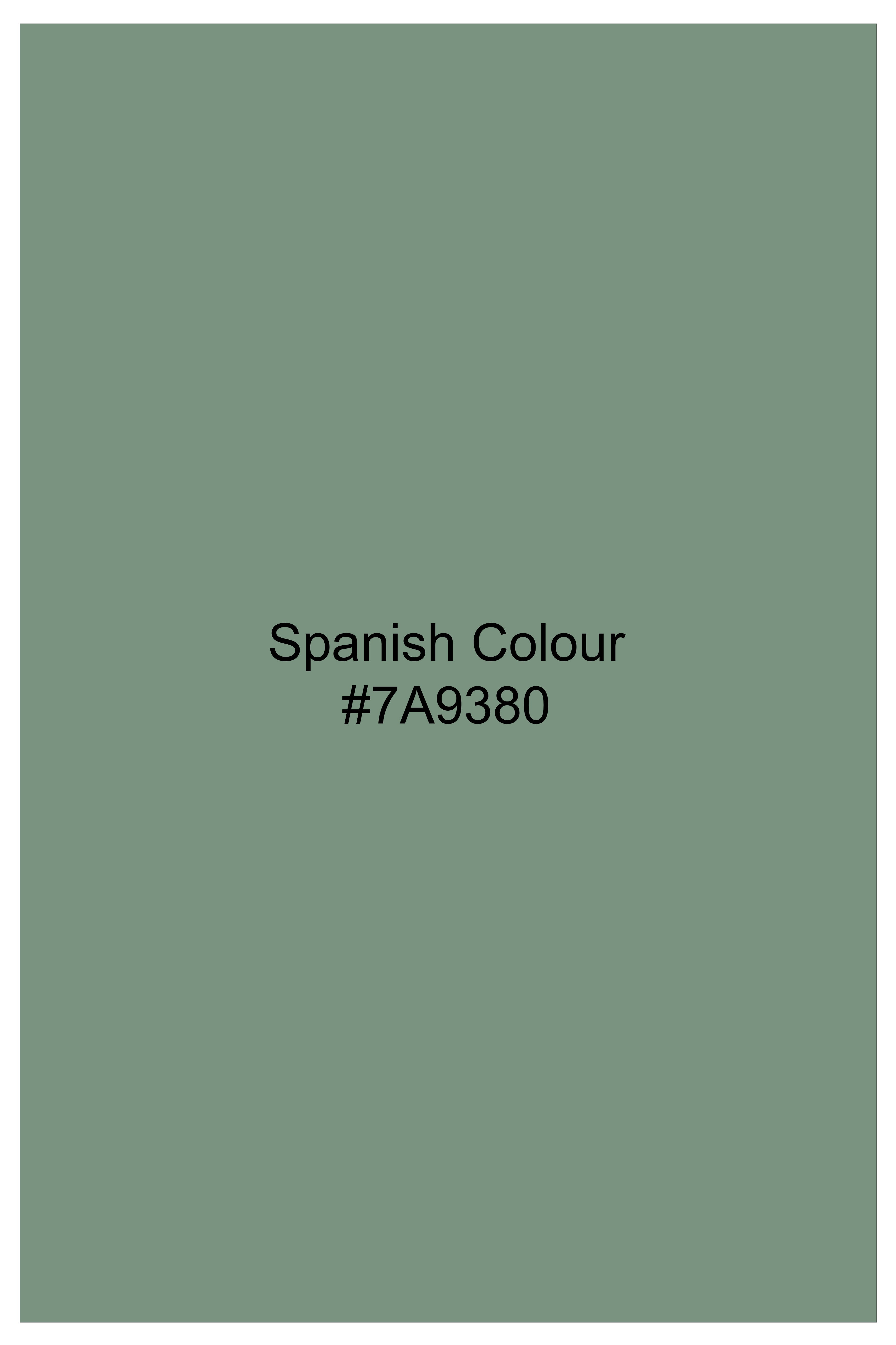 Spanish Green Premium Cotton Pique Polo