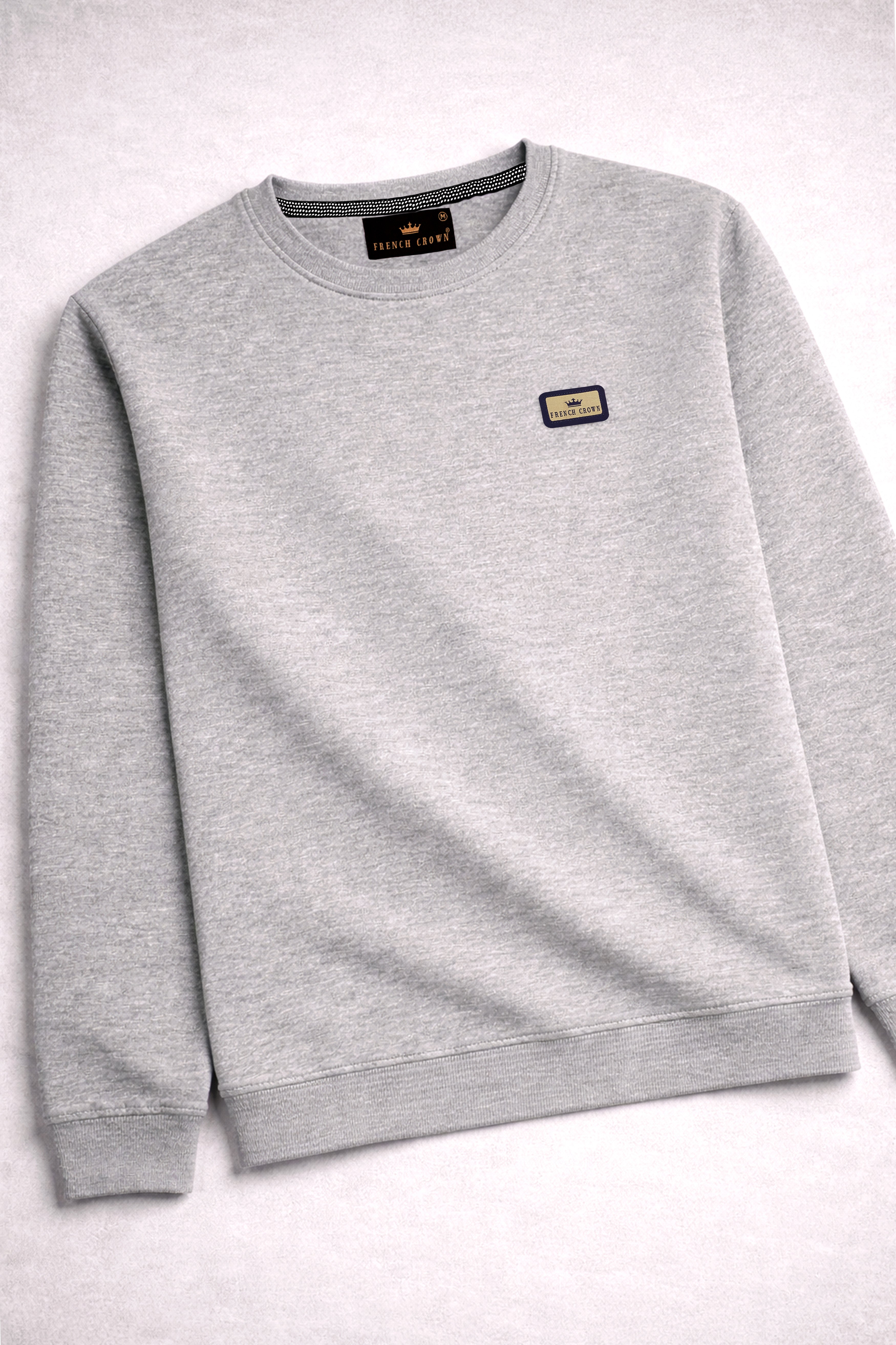 Celeste Grey Full Sleeve Premium Cotton Jersey Sweatshirt