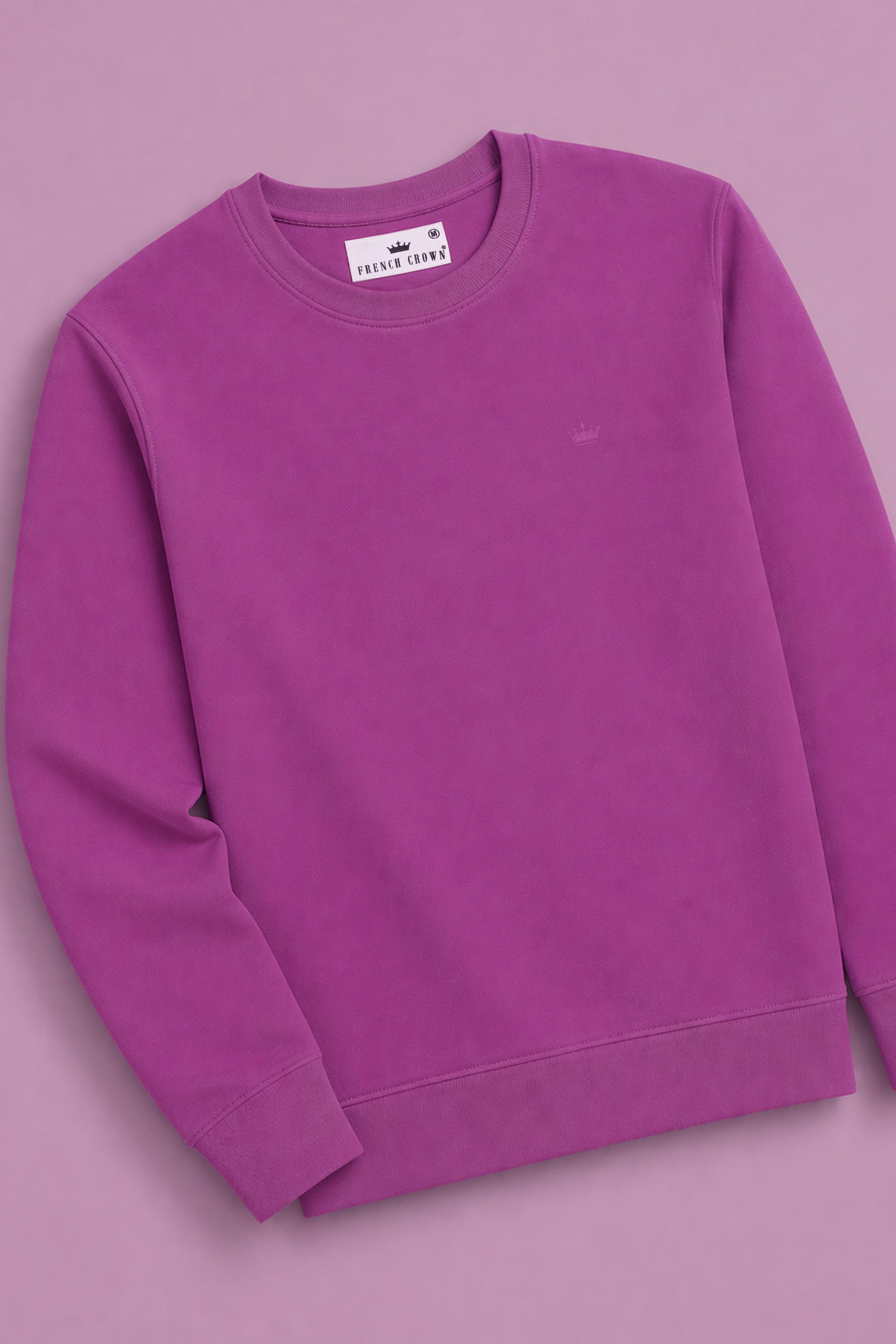 Tapestry Pink Full Sleeve Super Soft Premium Cotton Sweatshirt