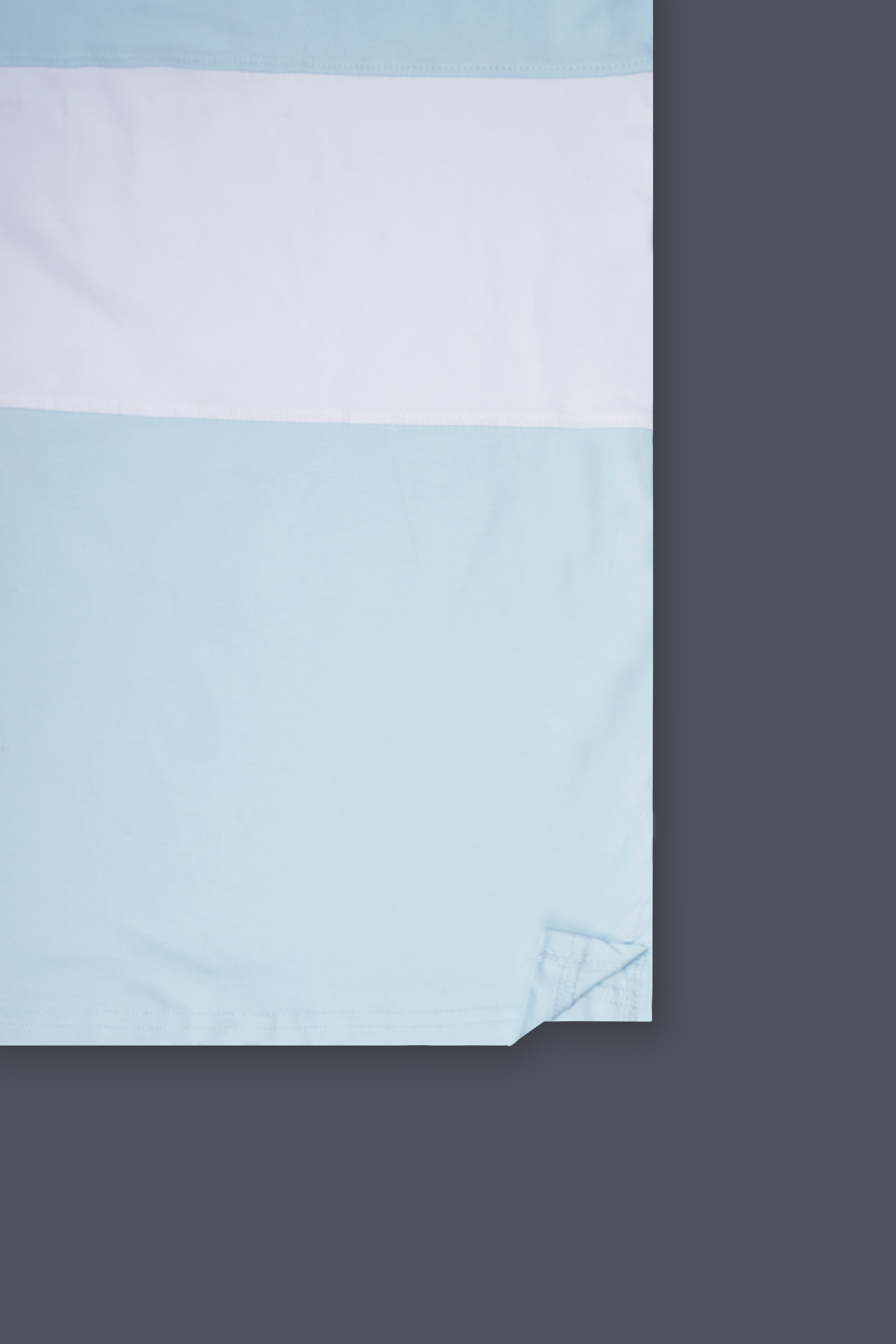 Botticelli Sea Blue with White Patch Design Organic Cotton Mercerised Pique Polo